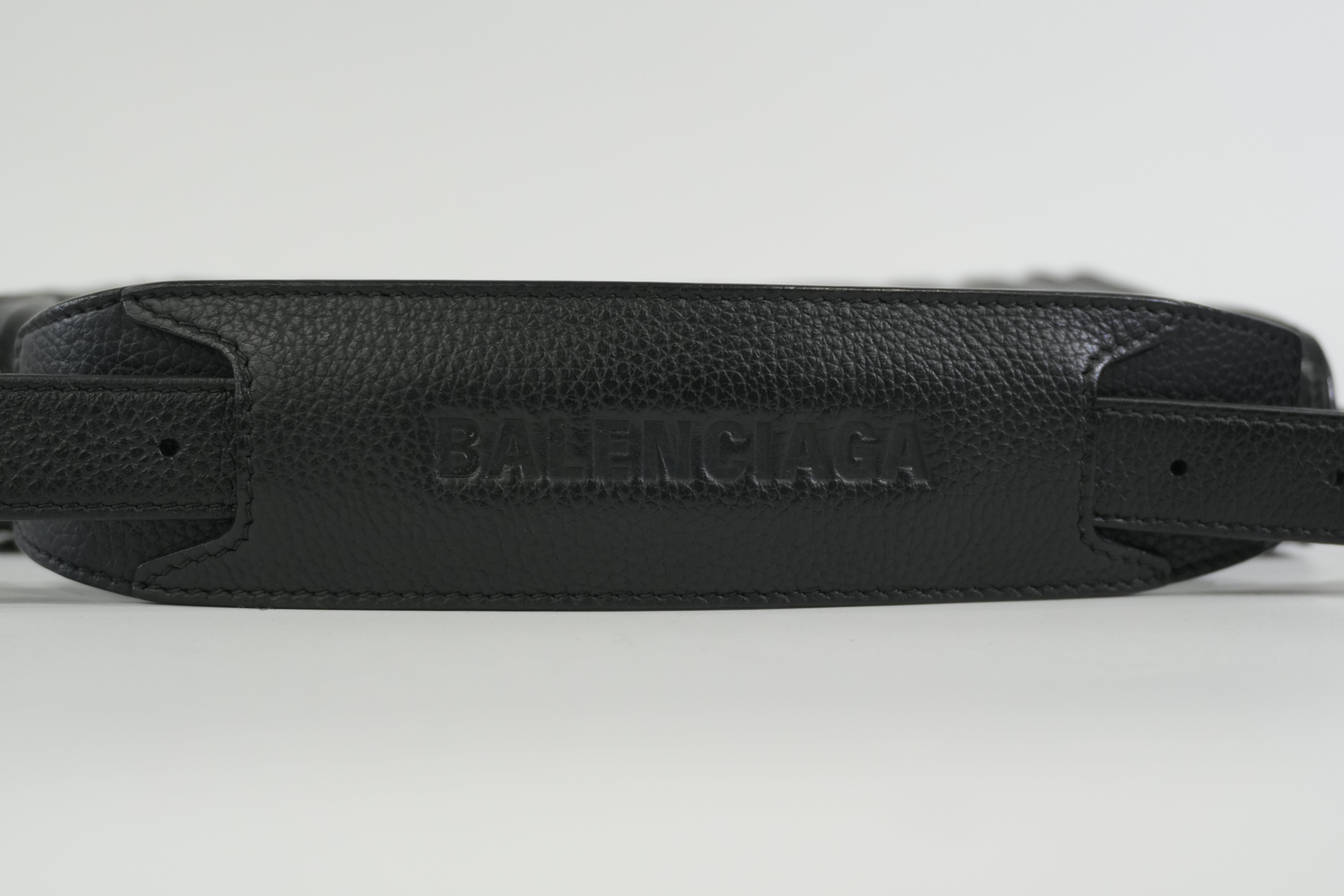 Pre-owned Balenciaga Car Flap Shoulder Bag Black