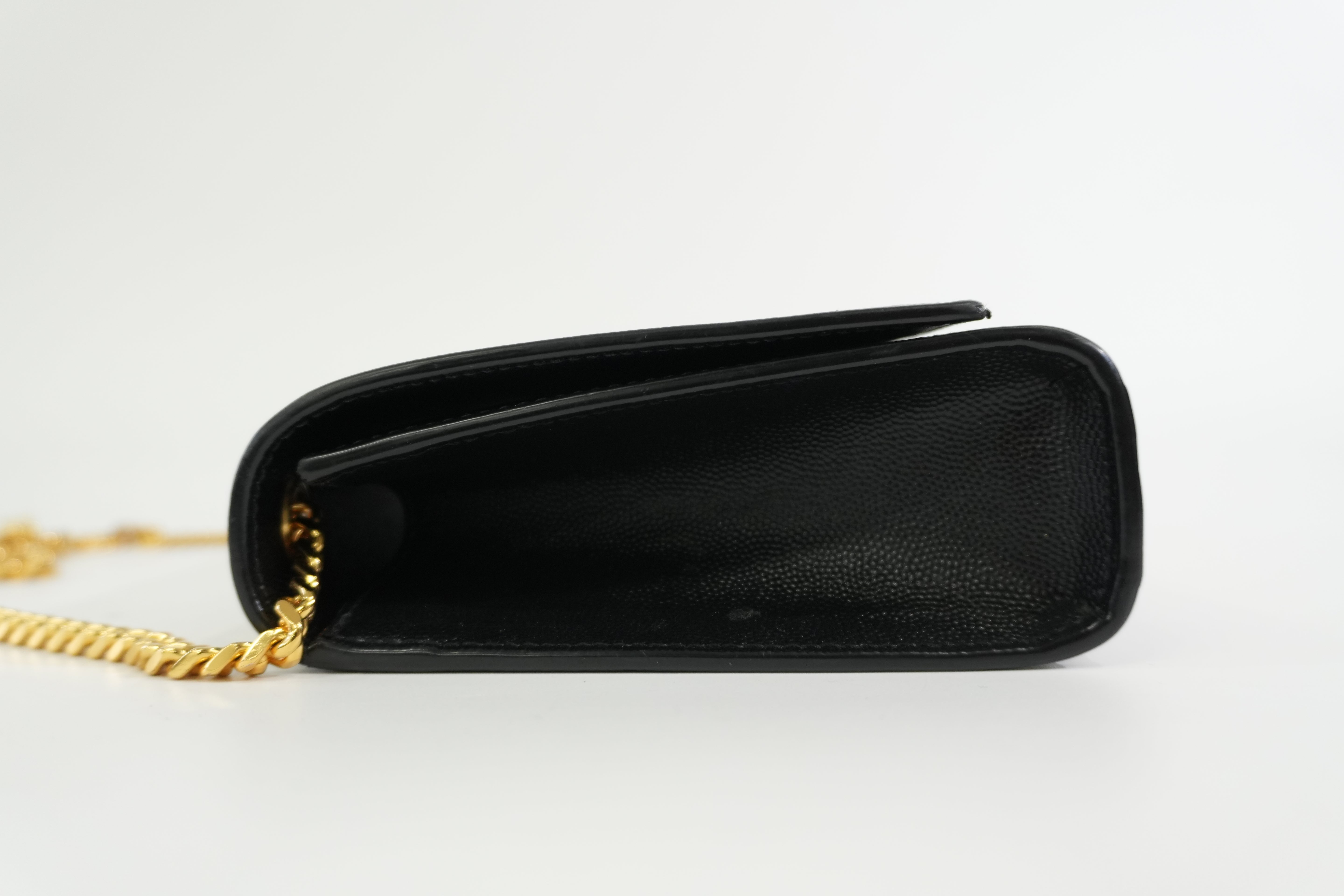 Pre-owned Saint Laurent Kate Chain Shoulder Bag Black