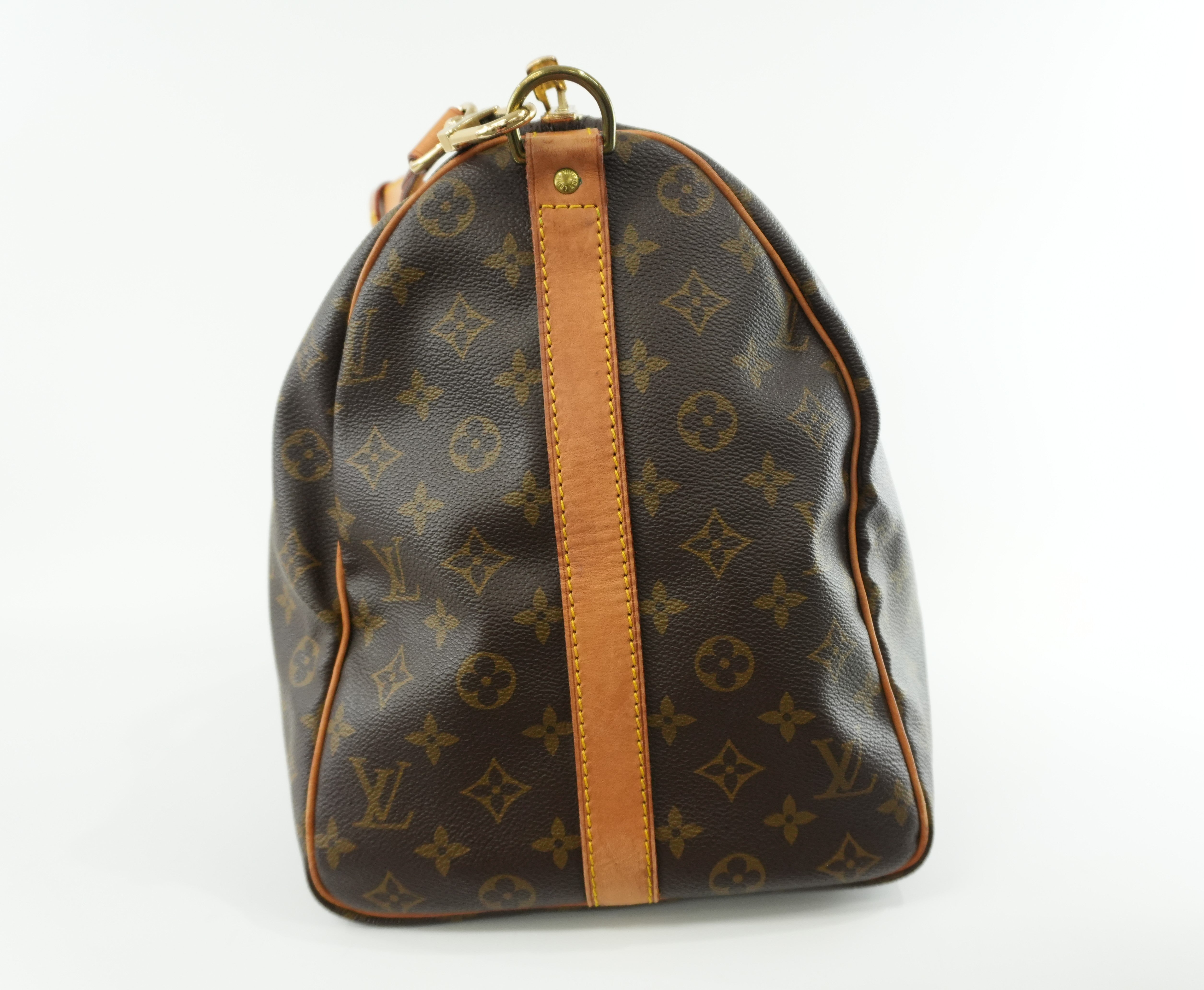 Louis Vuitton Monogram Keepall 50 Bandouliere Used