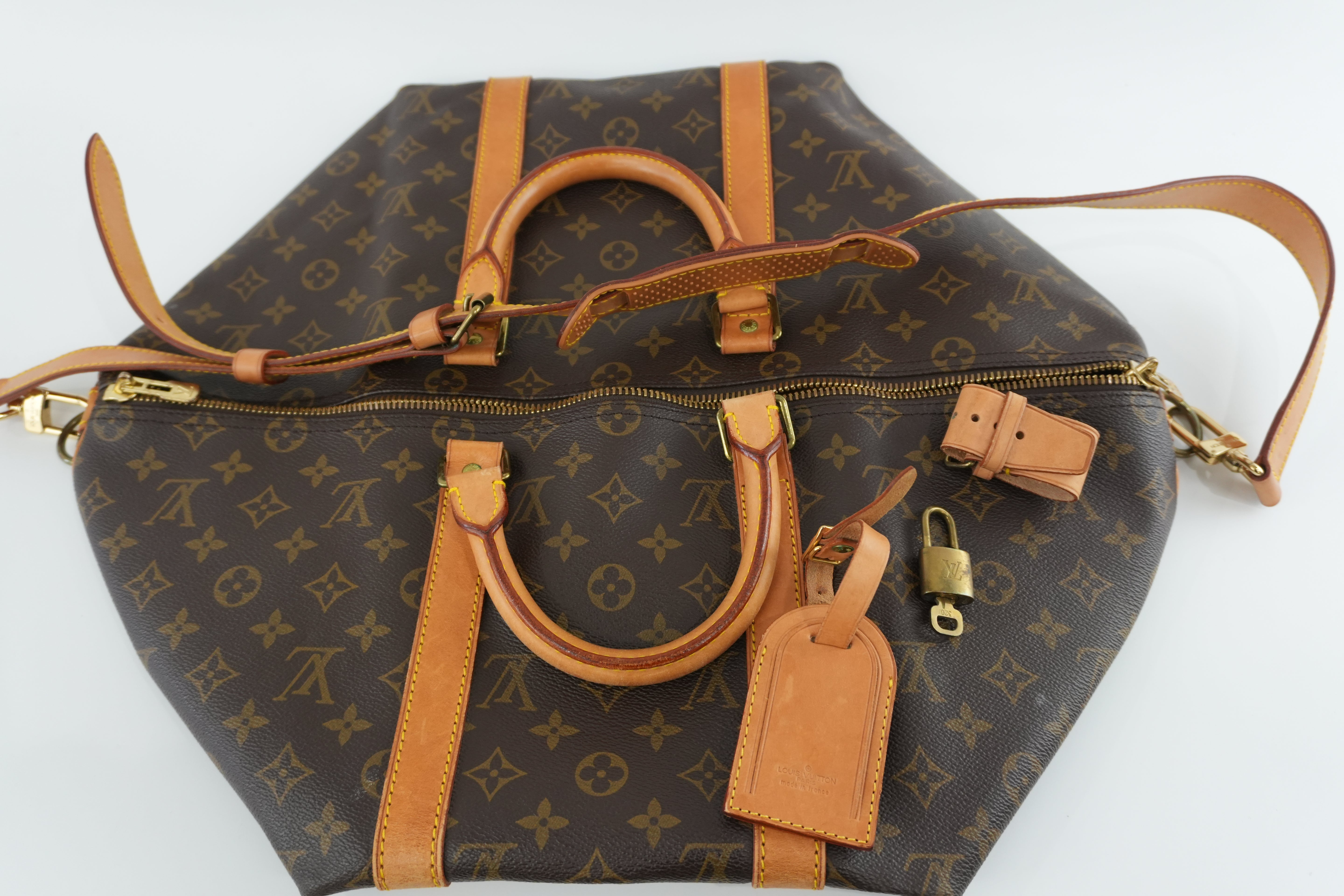 Louis Vuitton Monogram Keepall 50 Bandouliere Used
