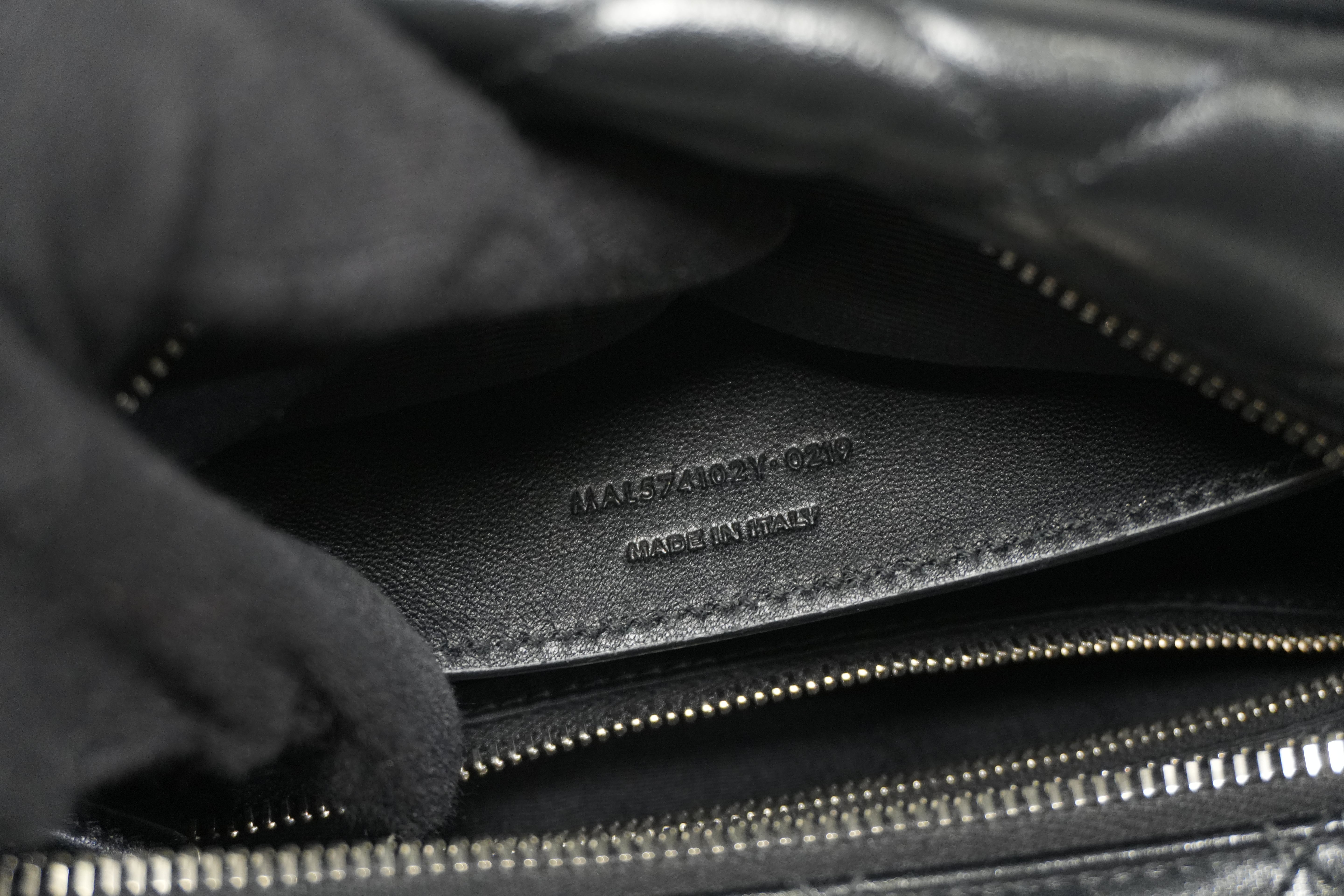 Pre-owned Saint Laurent Loulou Bowling Chain Shoulder Bag Black