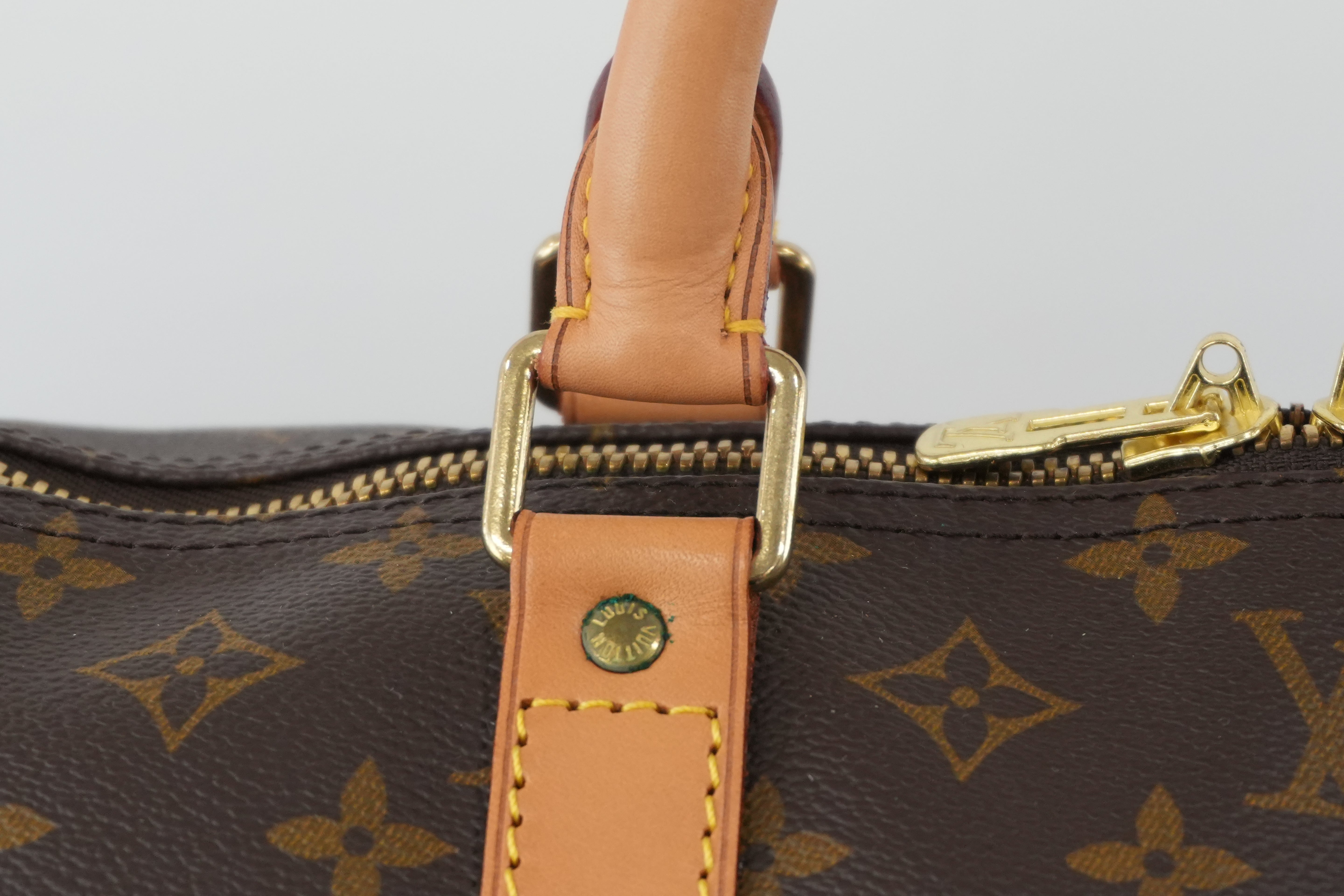 Louis Vuitton Monogram Keepall 60 Duffle Bag Used