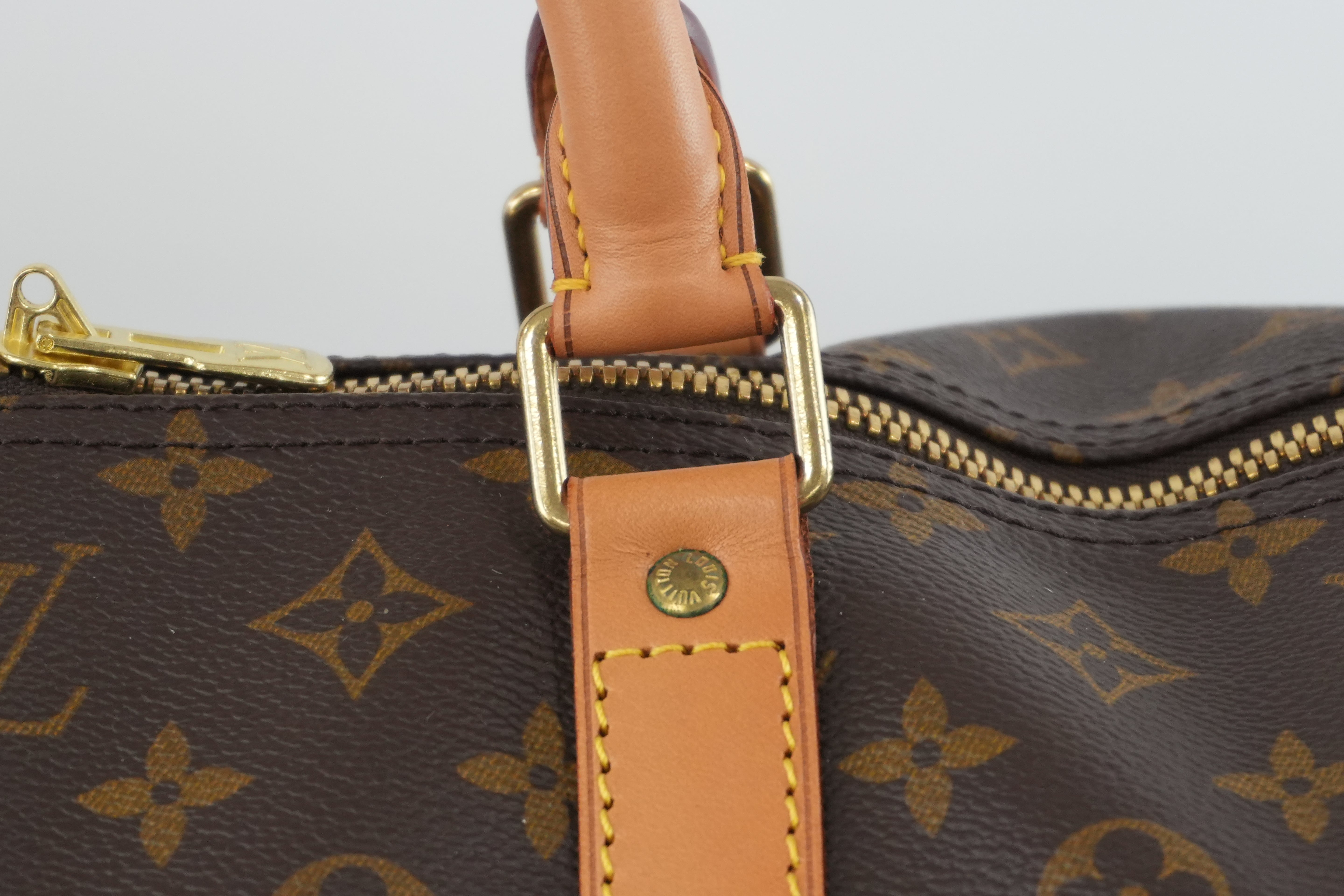 Louis Vuitton Monogram Keepall 60 Duffle Bag Used