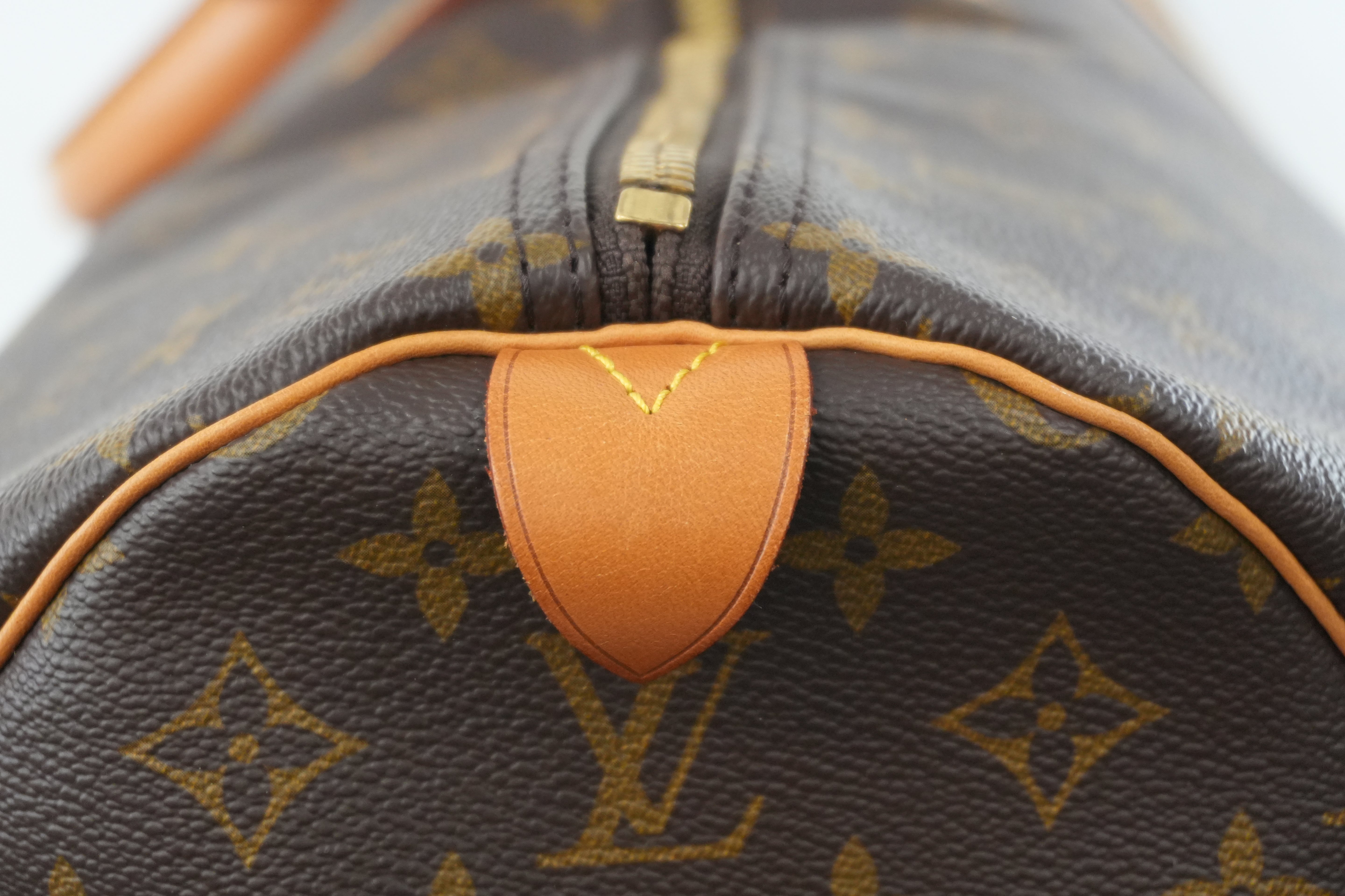Louis Vuitton Monogram Keepall 60 Duffle Bag Used
