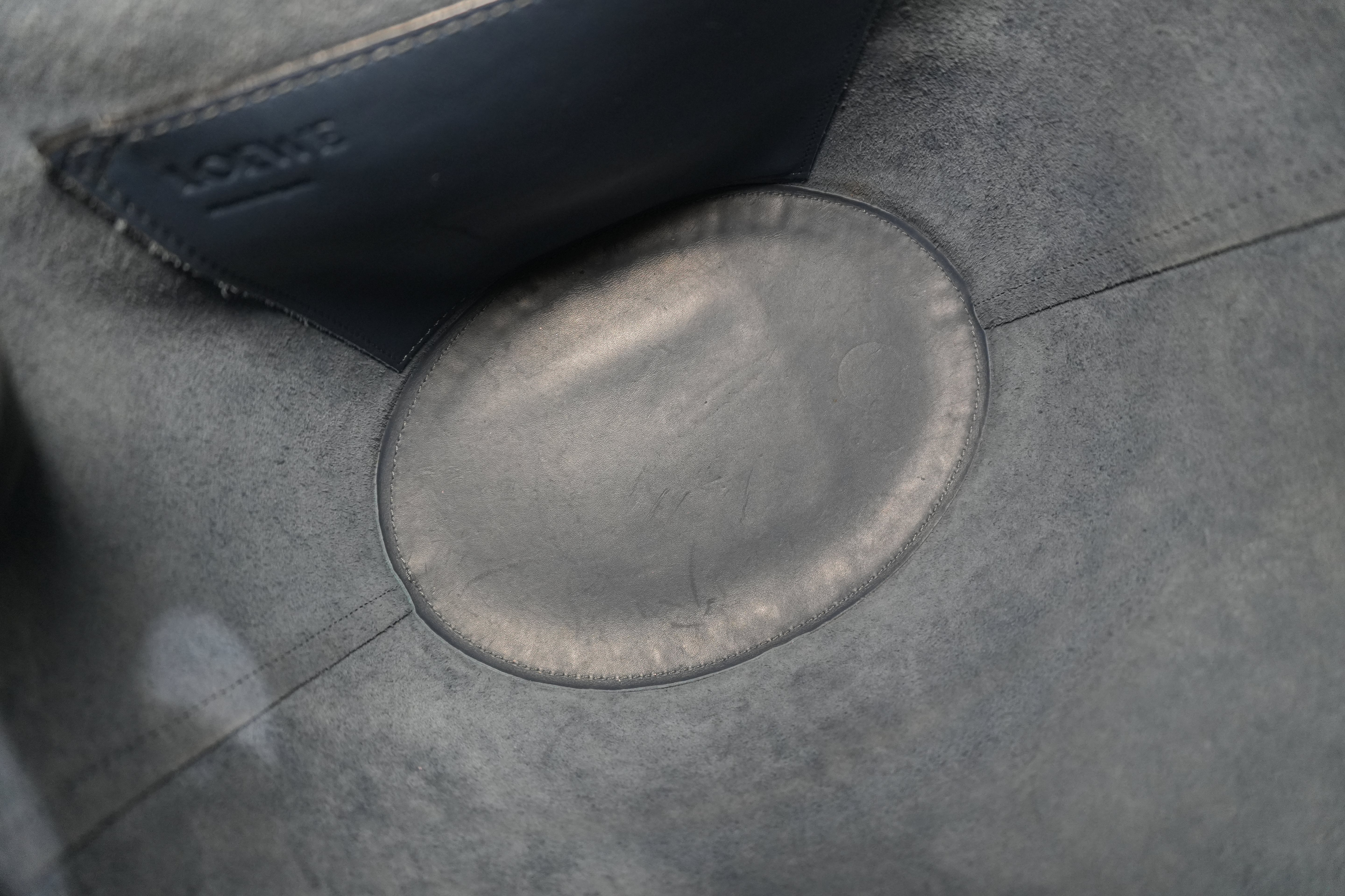 Pre-owned Loewe Hammock Shoulder Bag Navy Blue