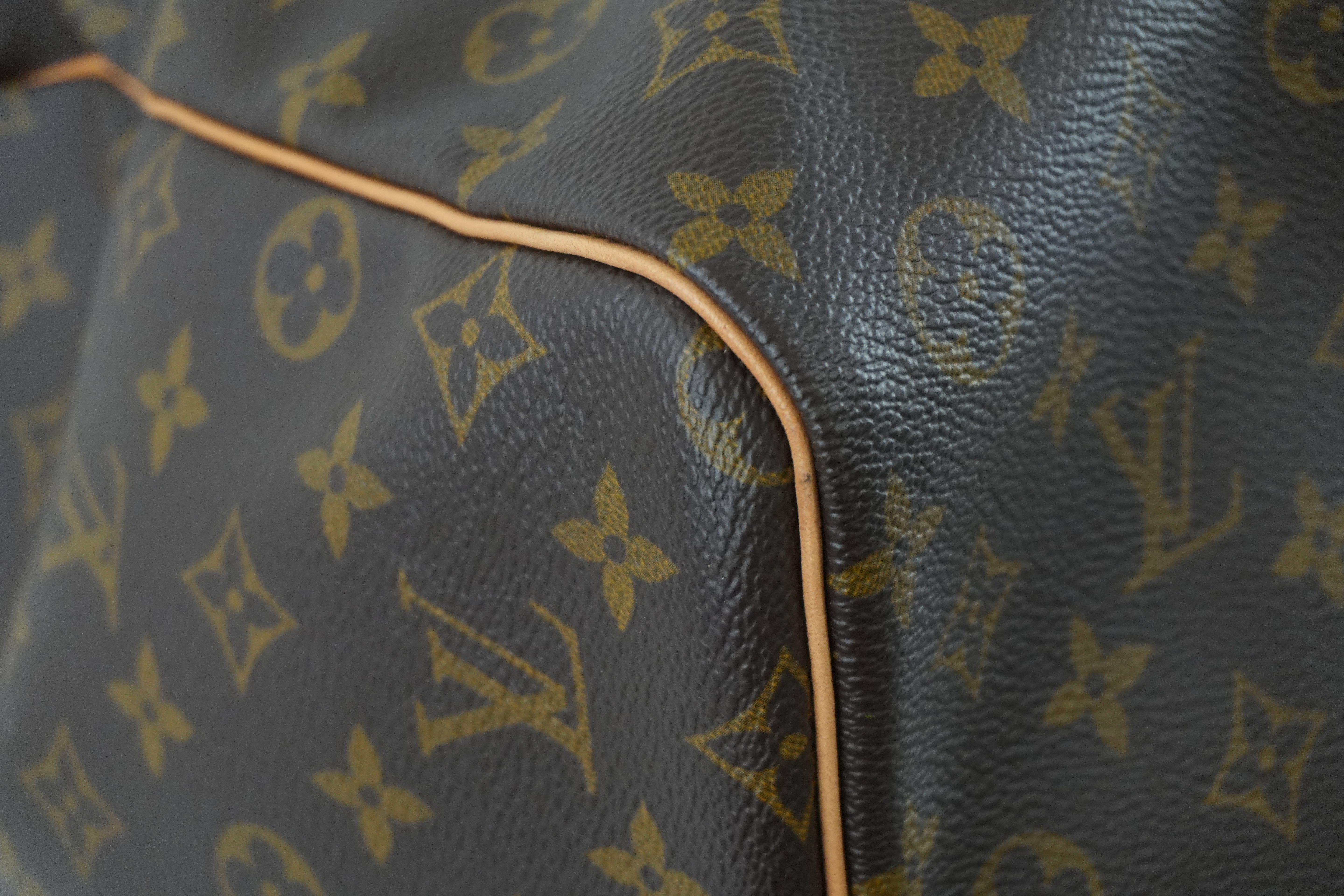 Louis Vuitton Monogram Keepall 60 Duffle Bag Used