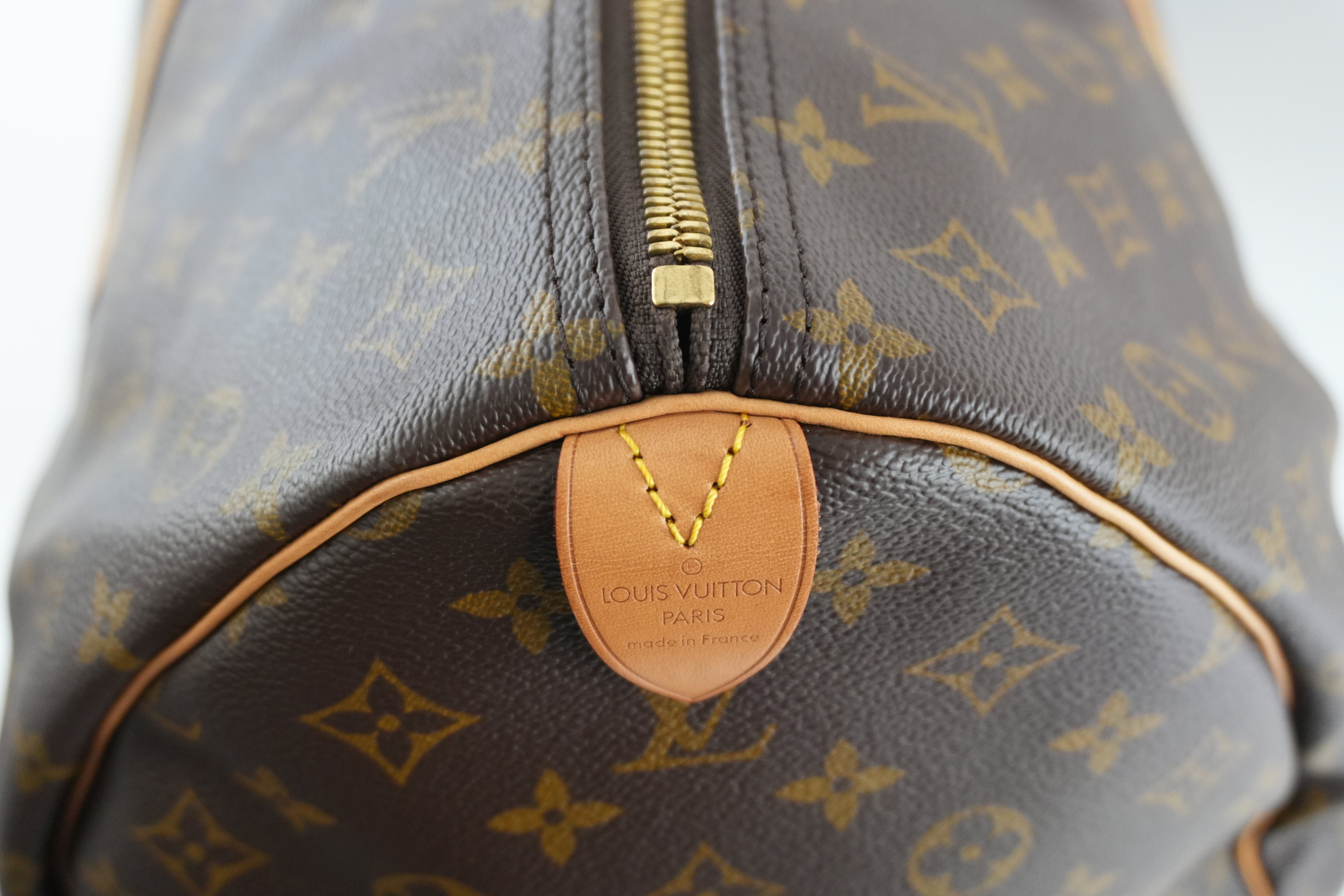 Louis Vuitton Monogram Keepall 60 Duffle Bag Used