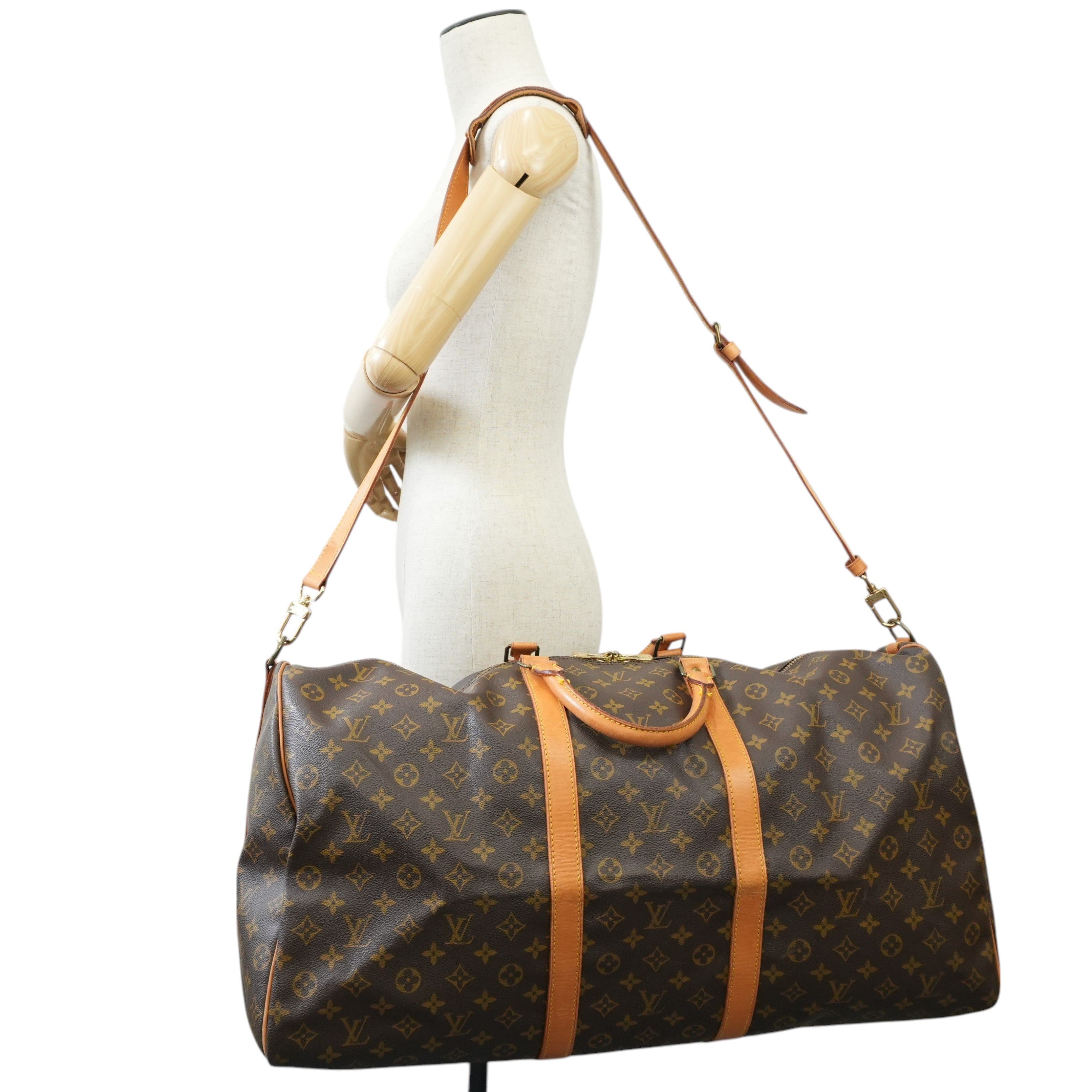 Louis Vuitton Monogram Keepall 60 Bandouliere Used