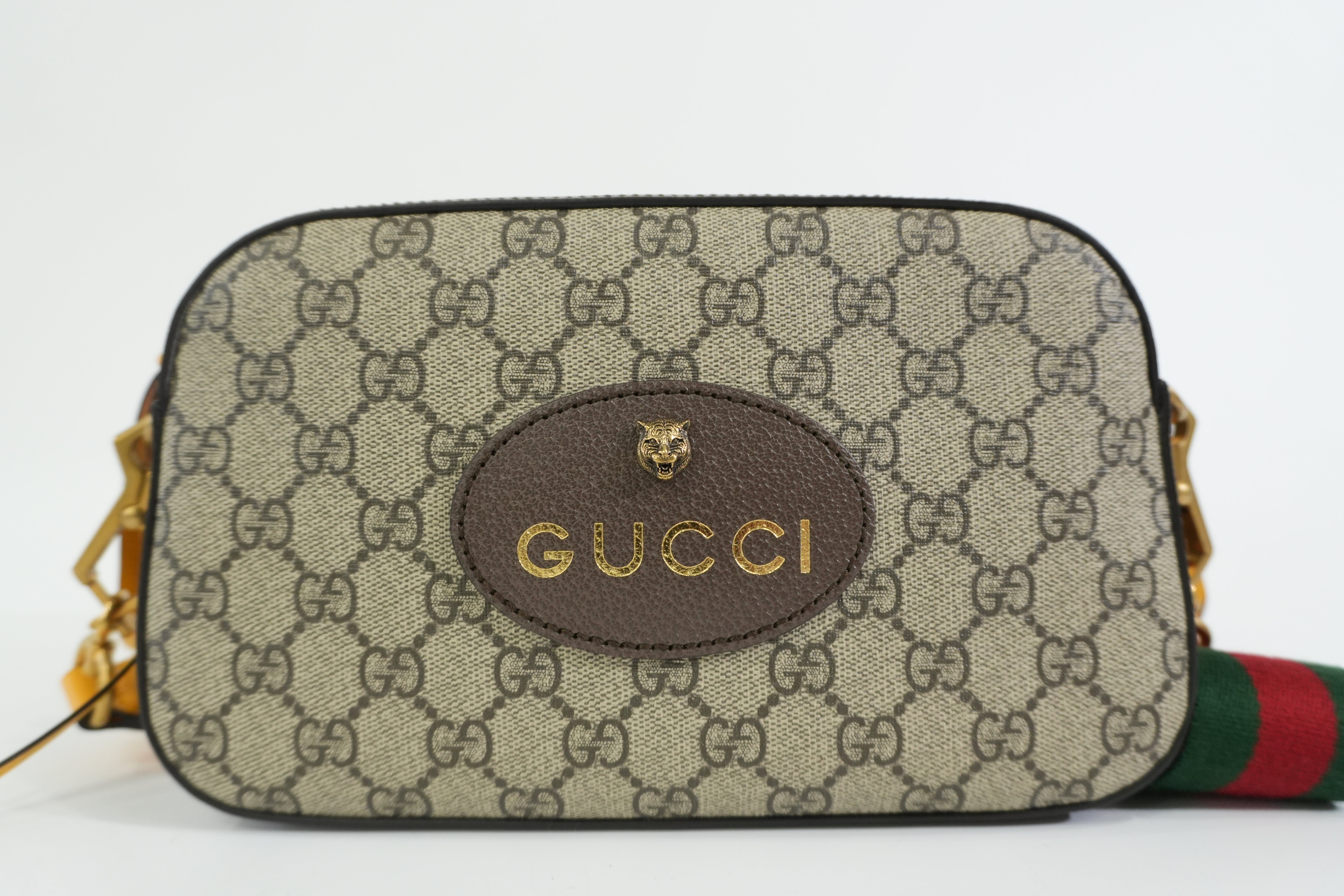 Pre-owned Gucci Neo Supreme Shoulder Bag Brown