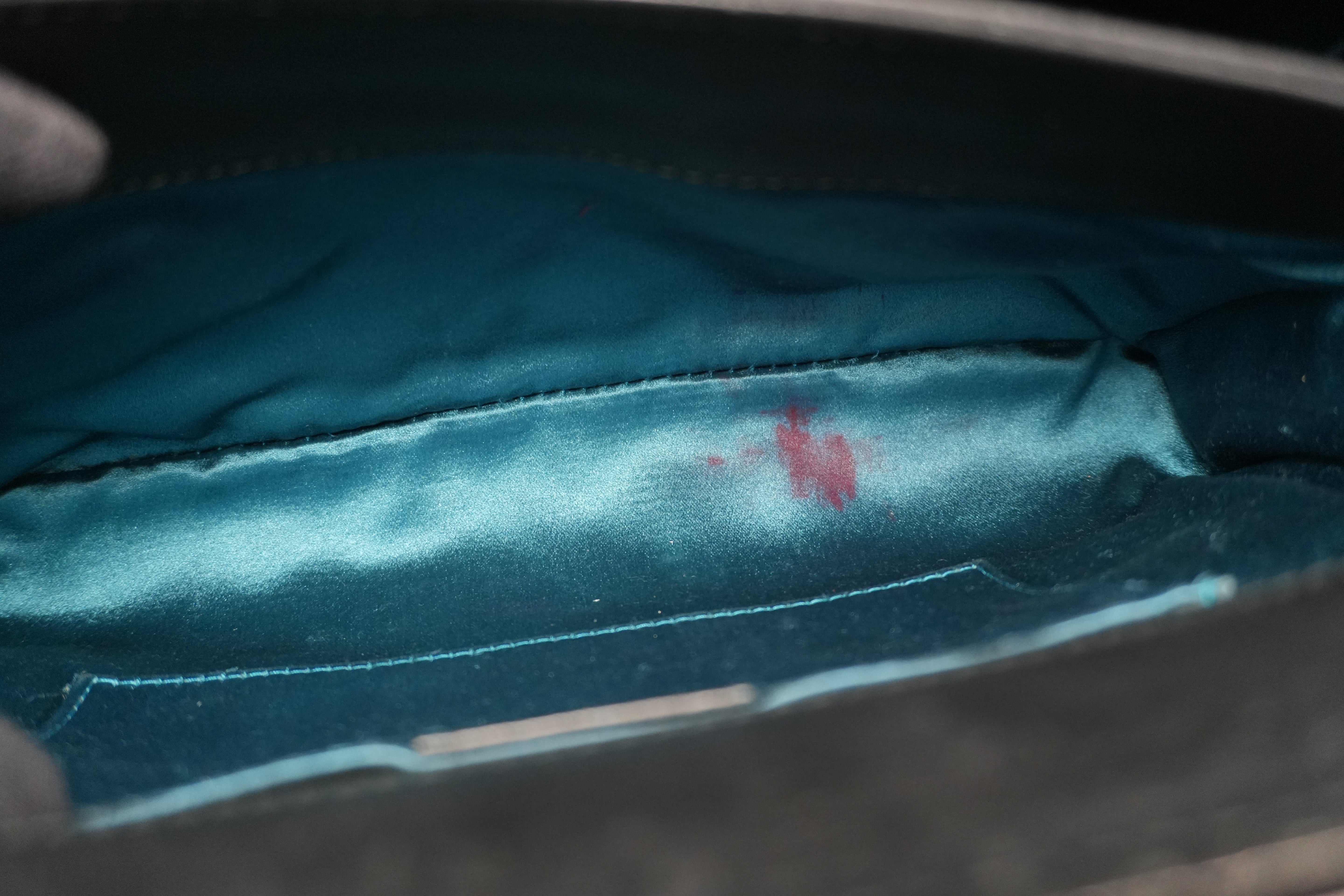 Pre-owned Gucci Suede Leather Chain Shoulder Bag Red