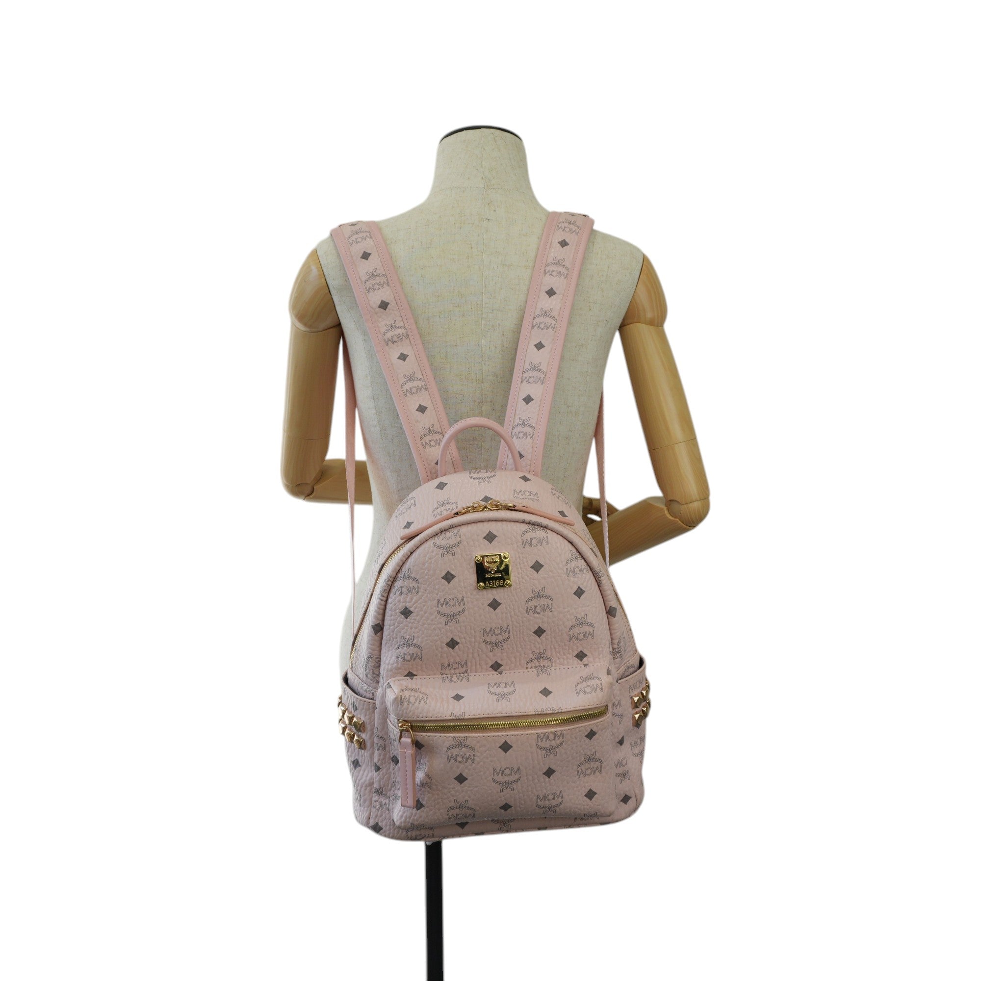 MCM Backpack Pink Used