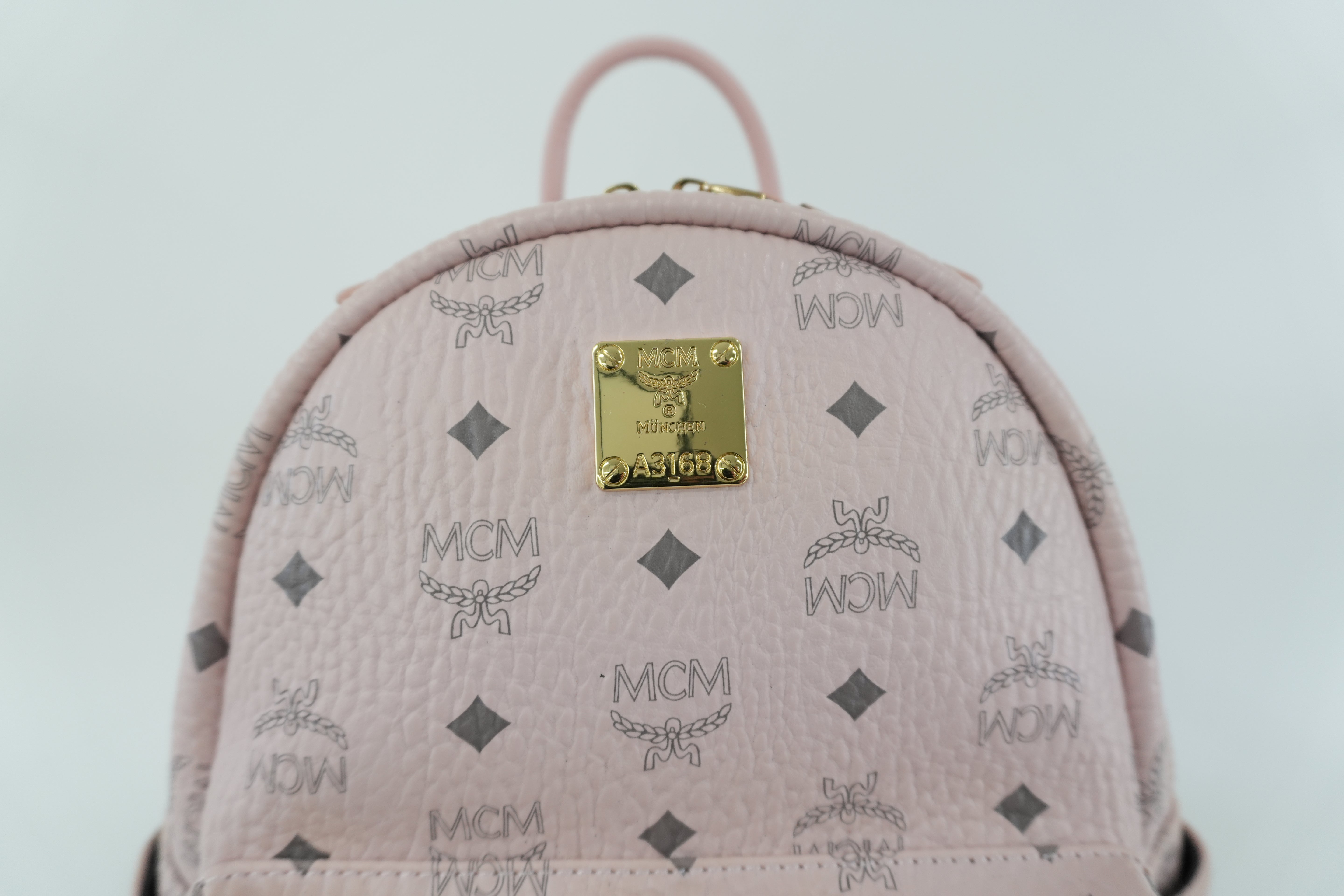 MCM Backpack Pink Used