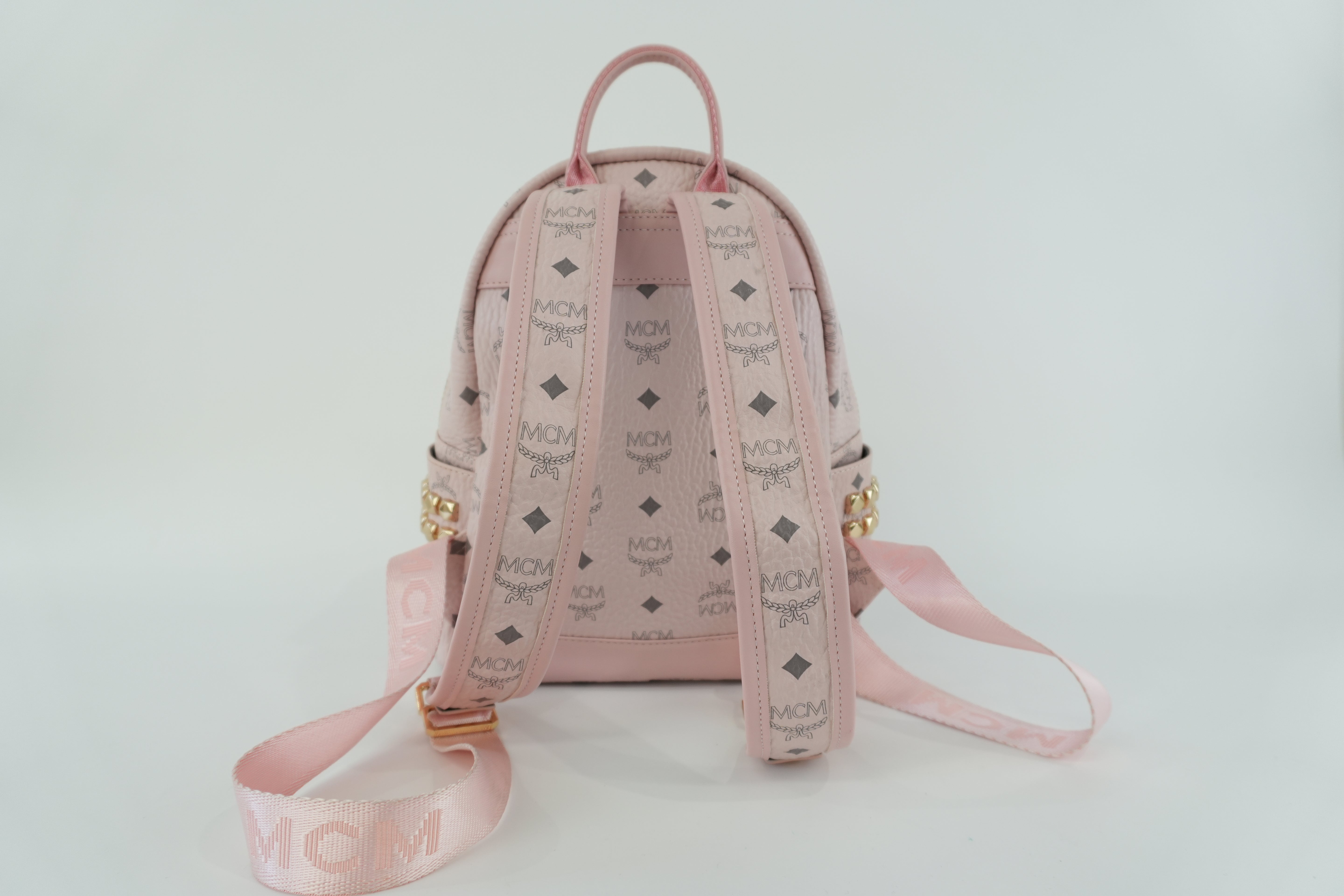 MCM Backpack Pink Used