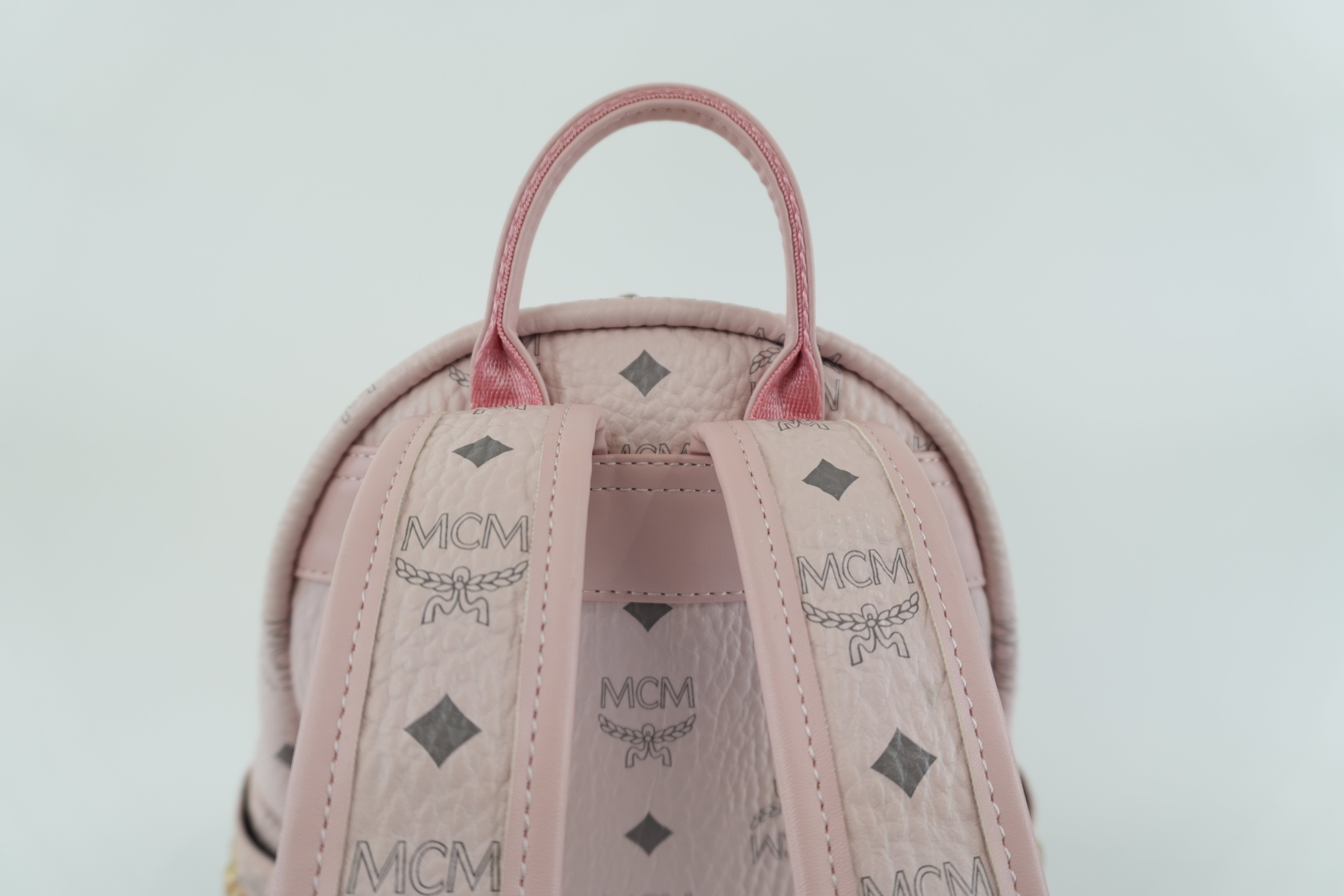 MCM Backpack Pink Used