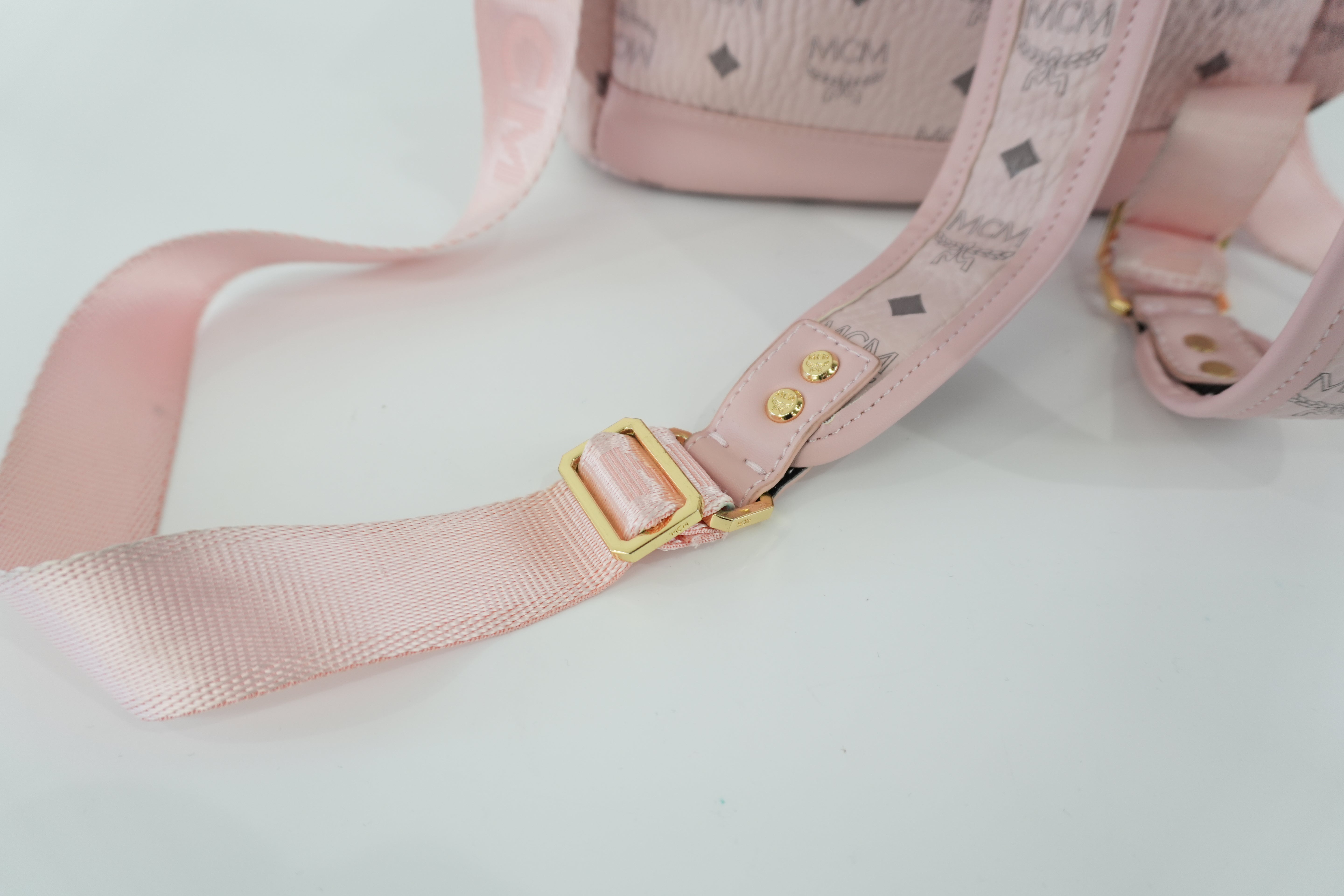 MCM Backpack Pink Used