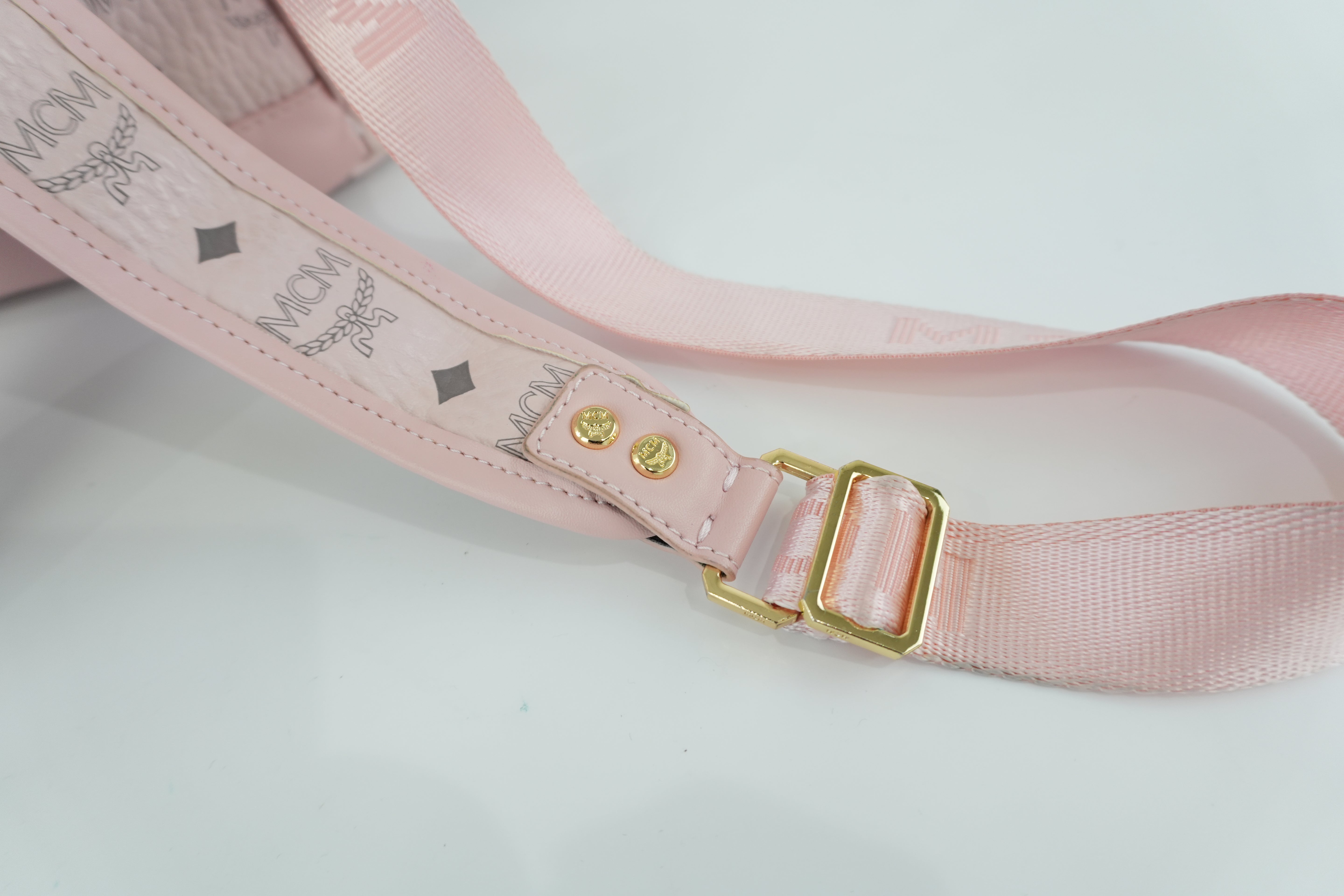 MCM Backpack Pink Used