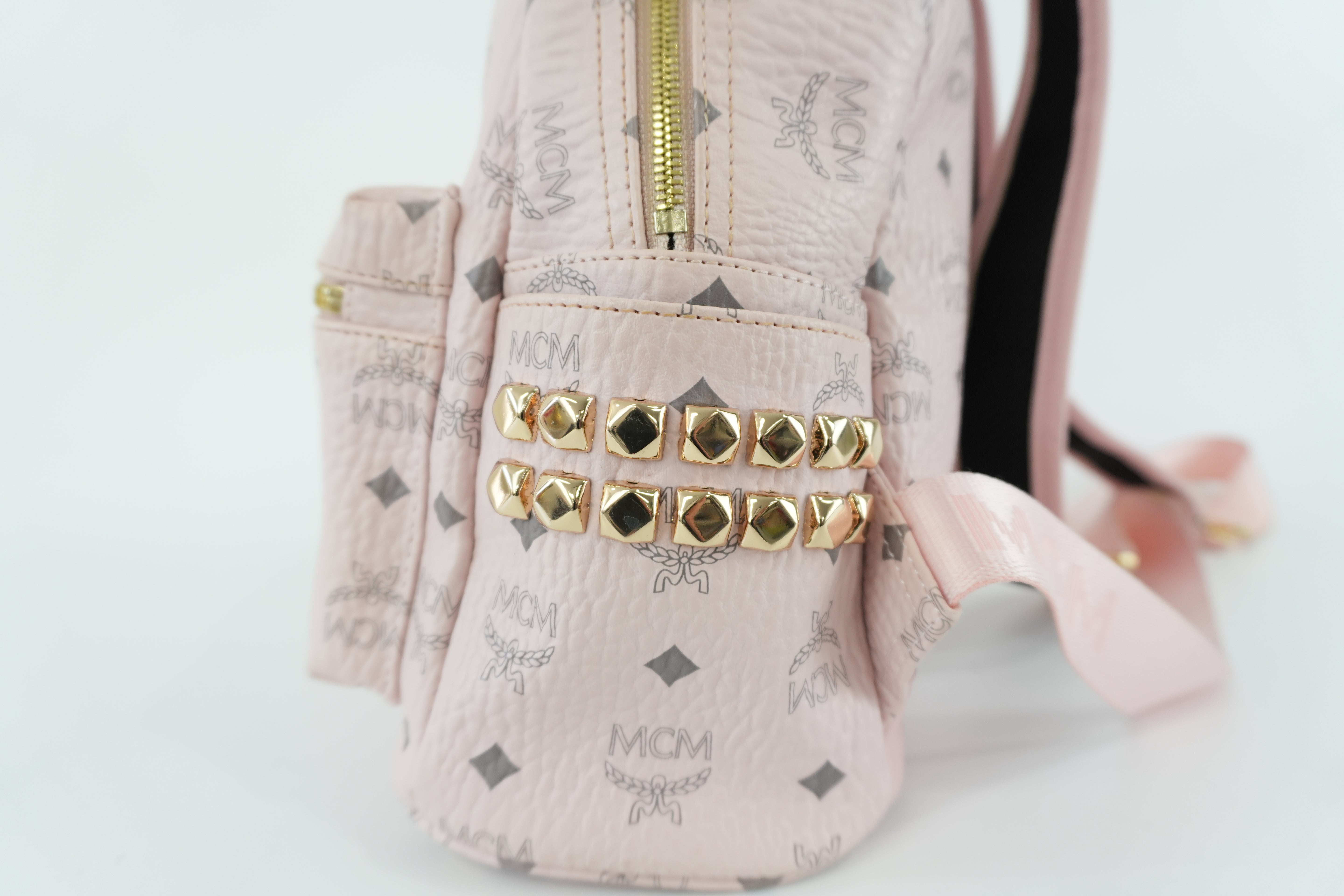 MCM Backpack Pink Used