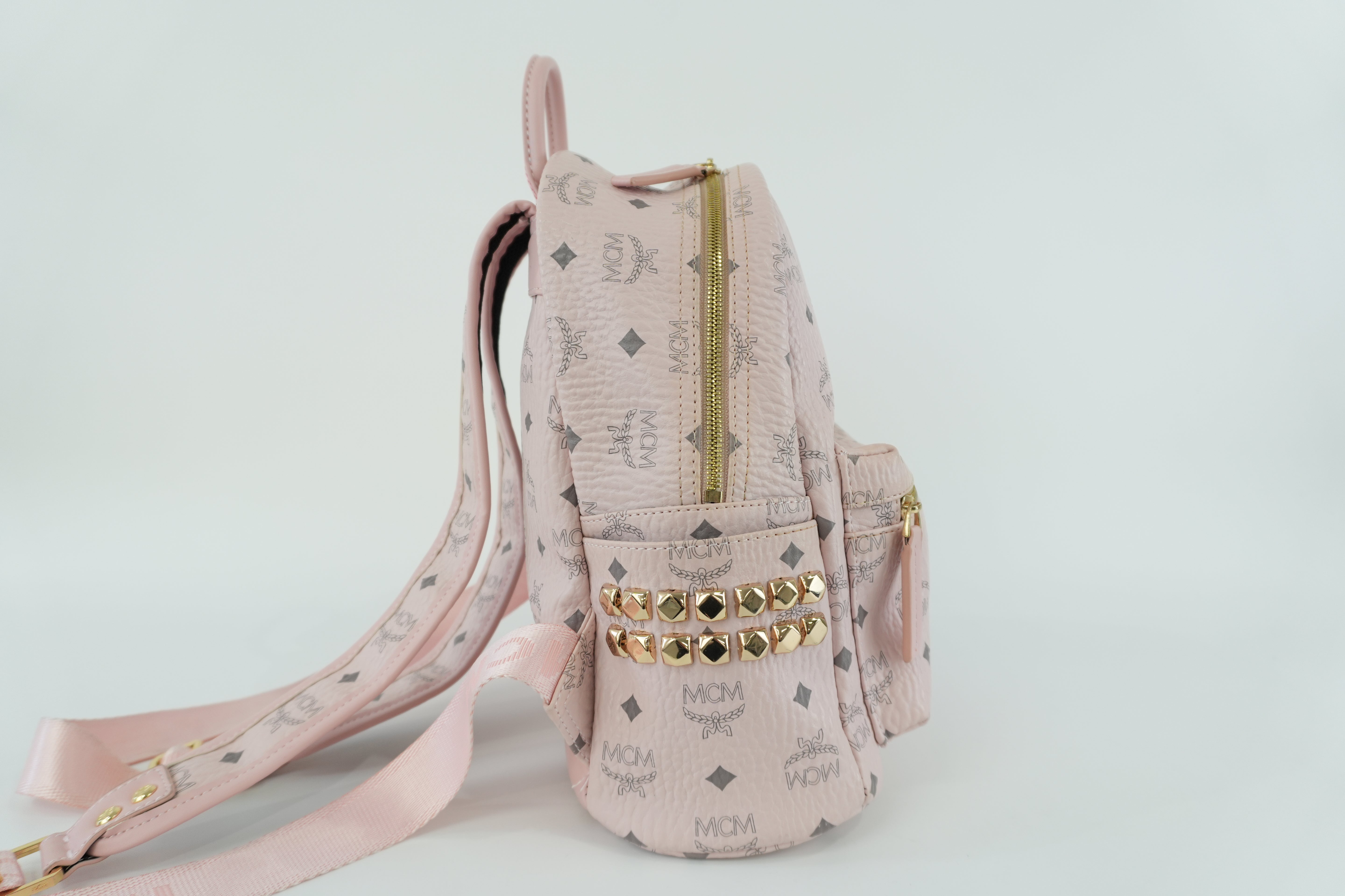 MCM Backpack Pink Used