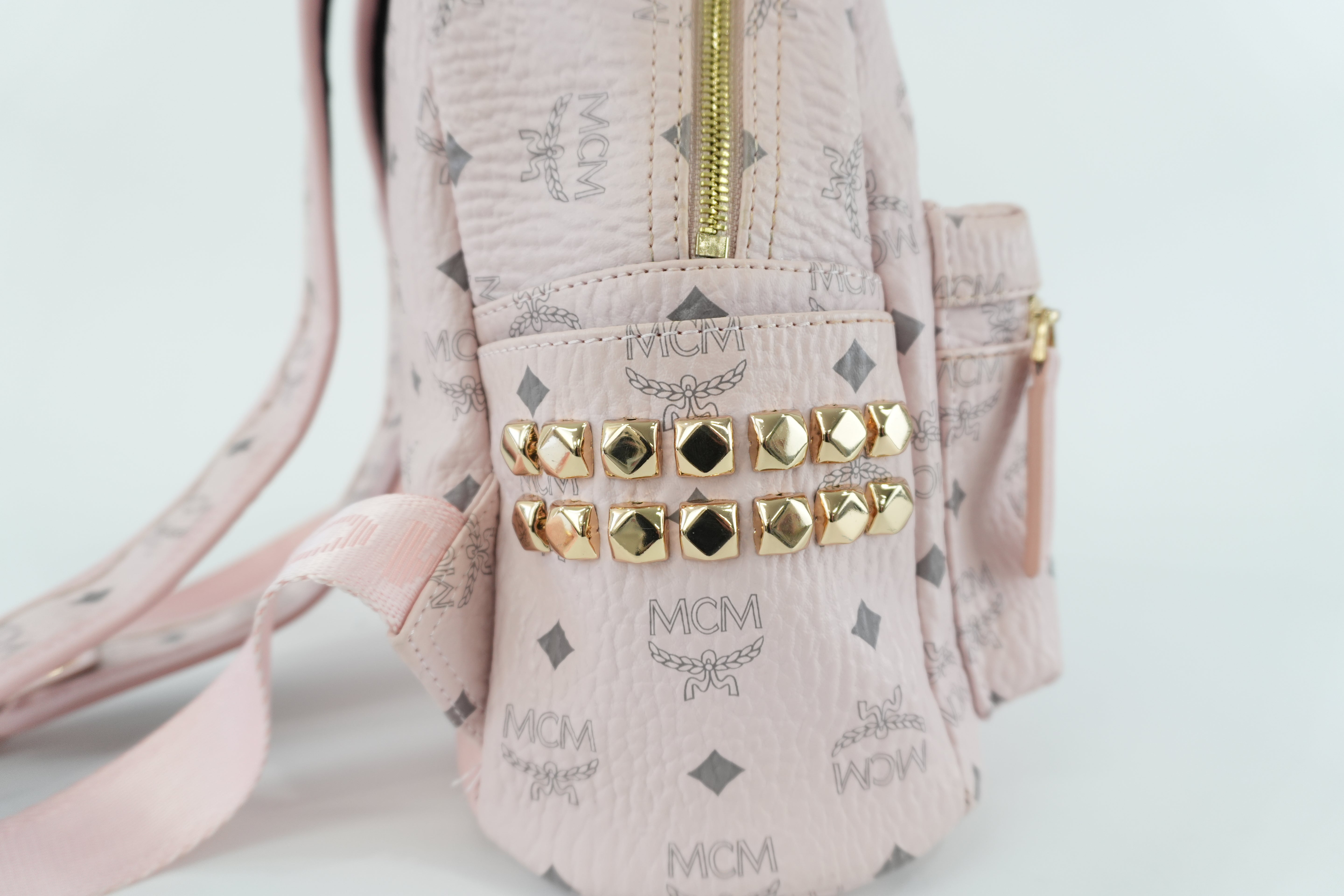 MCM Backpack Pink Used