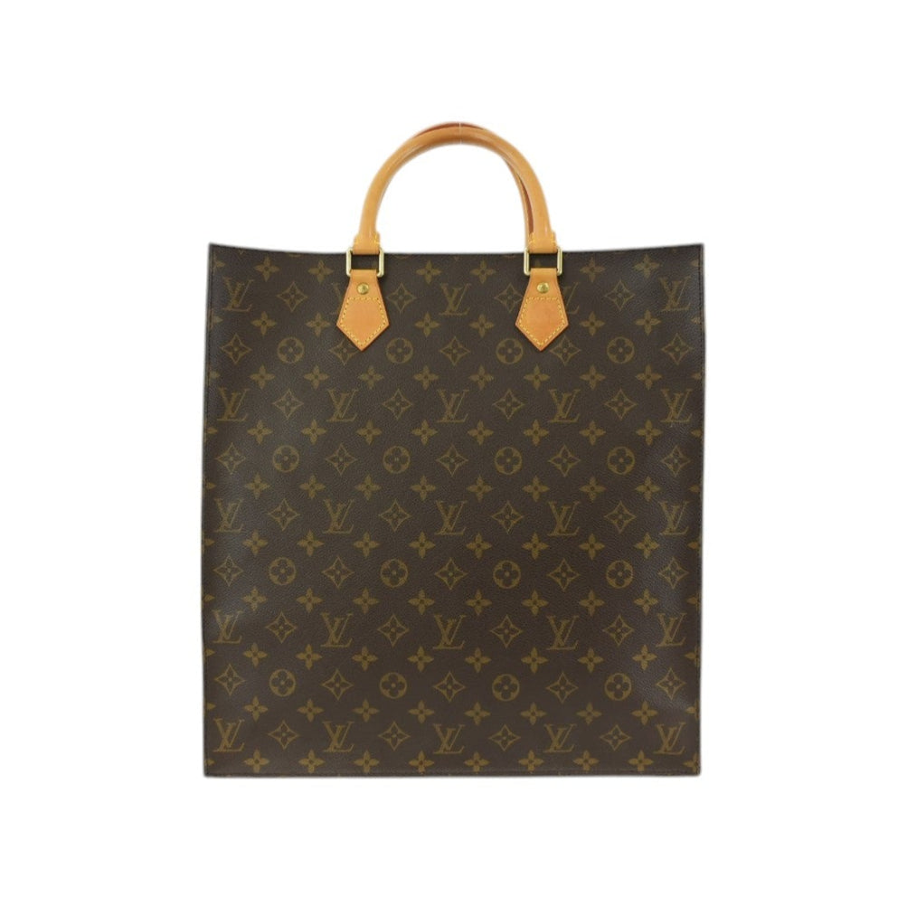 Louis Vuitton Monogram Sac Plat Tote Bag Used