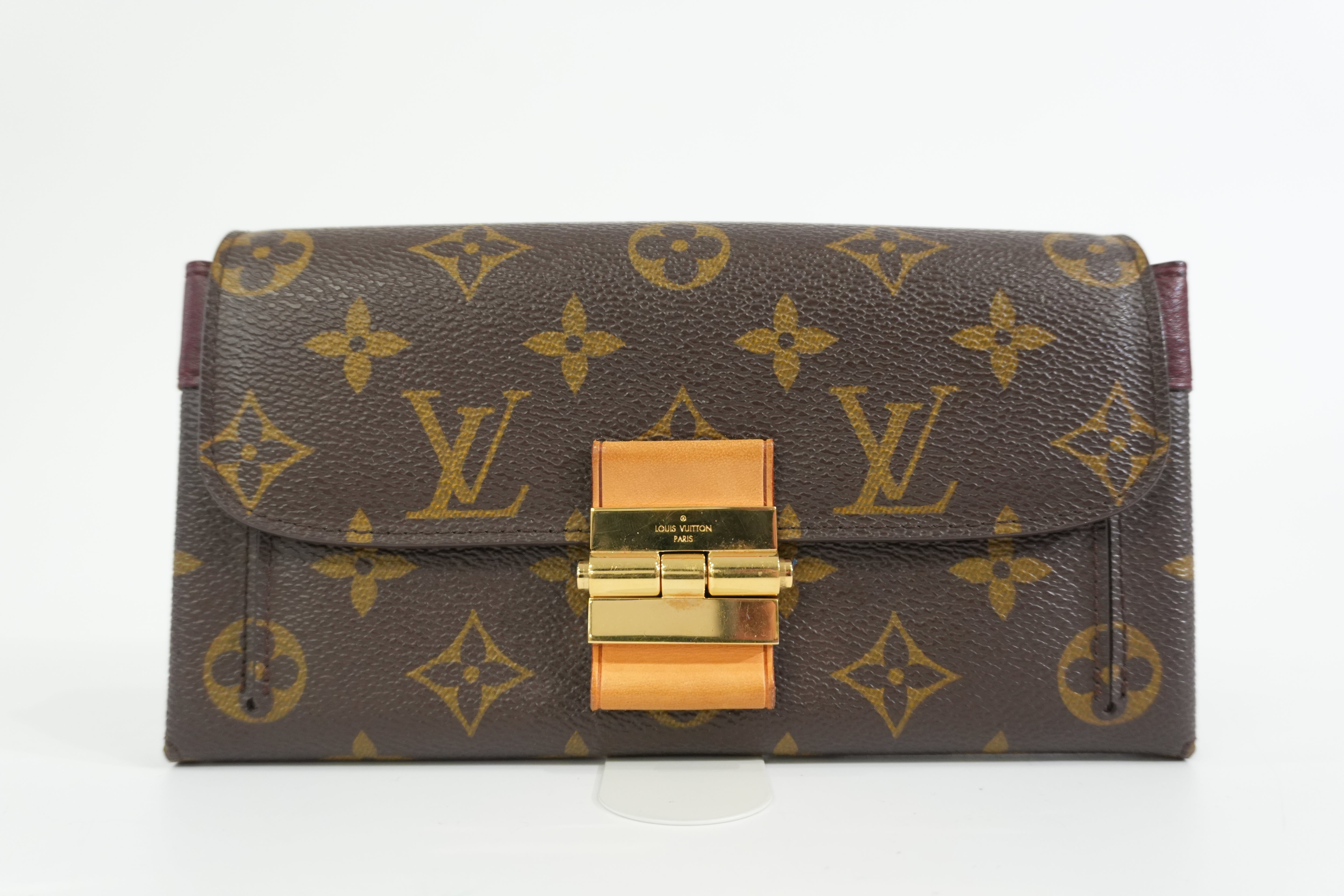 Pre-owned Louis Vuitton Monogram Elysse Long Wallet
