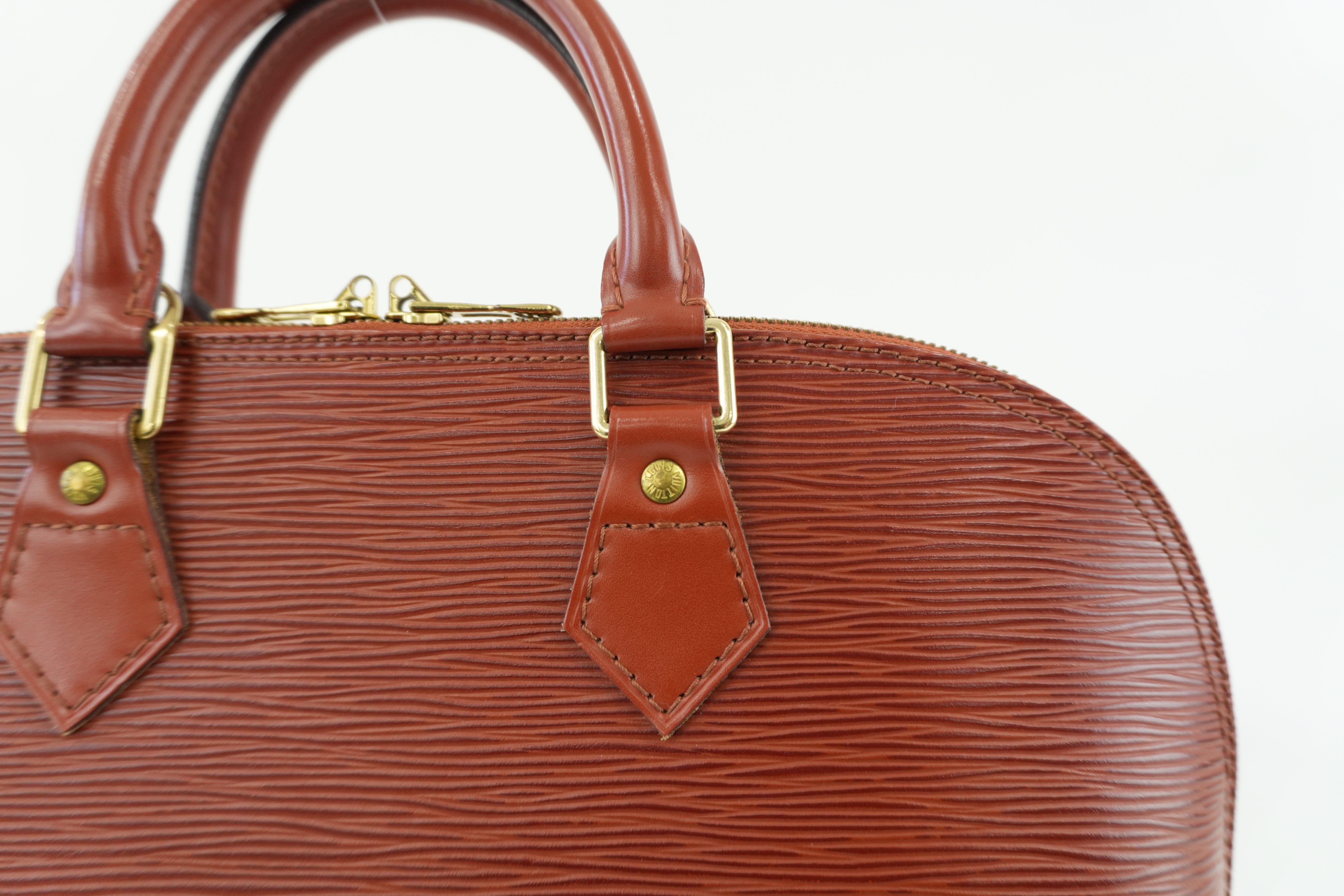 Louis Vuitton Alma PM Kenya Brown Used