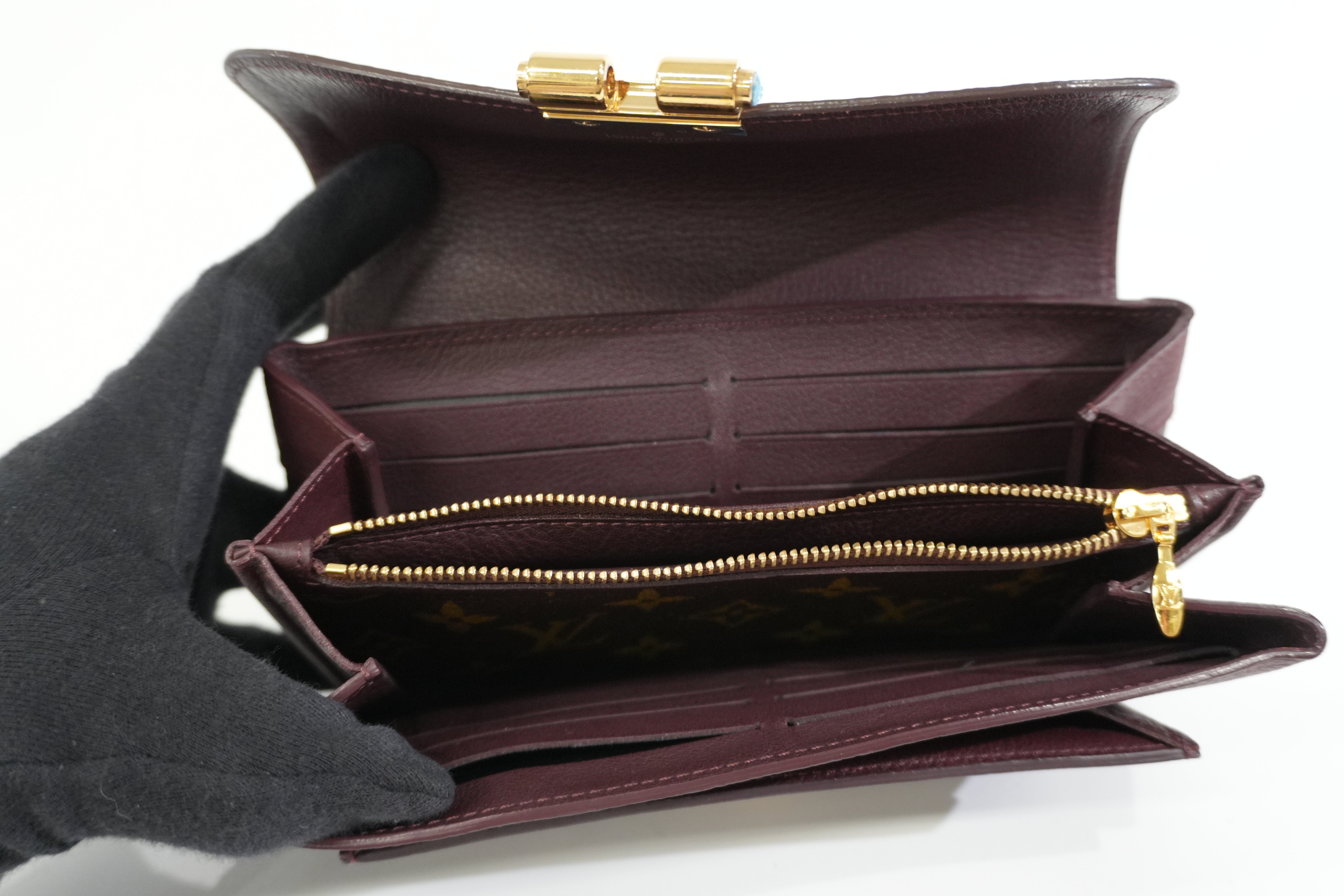 Pre-owned Louis Vuitton Monogram Elysse Long Wallet