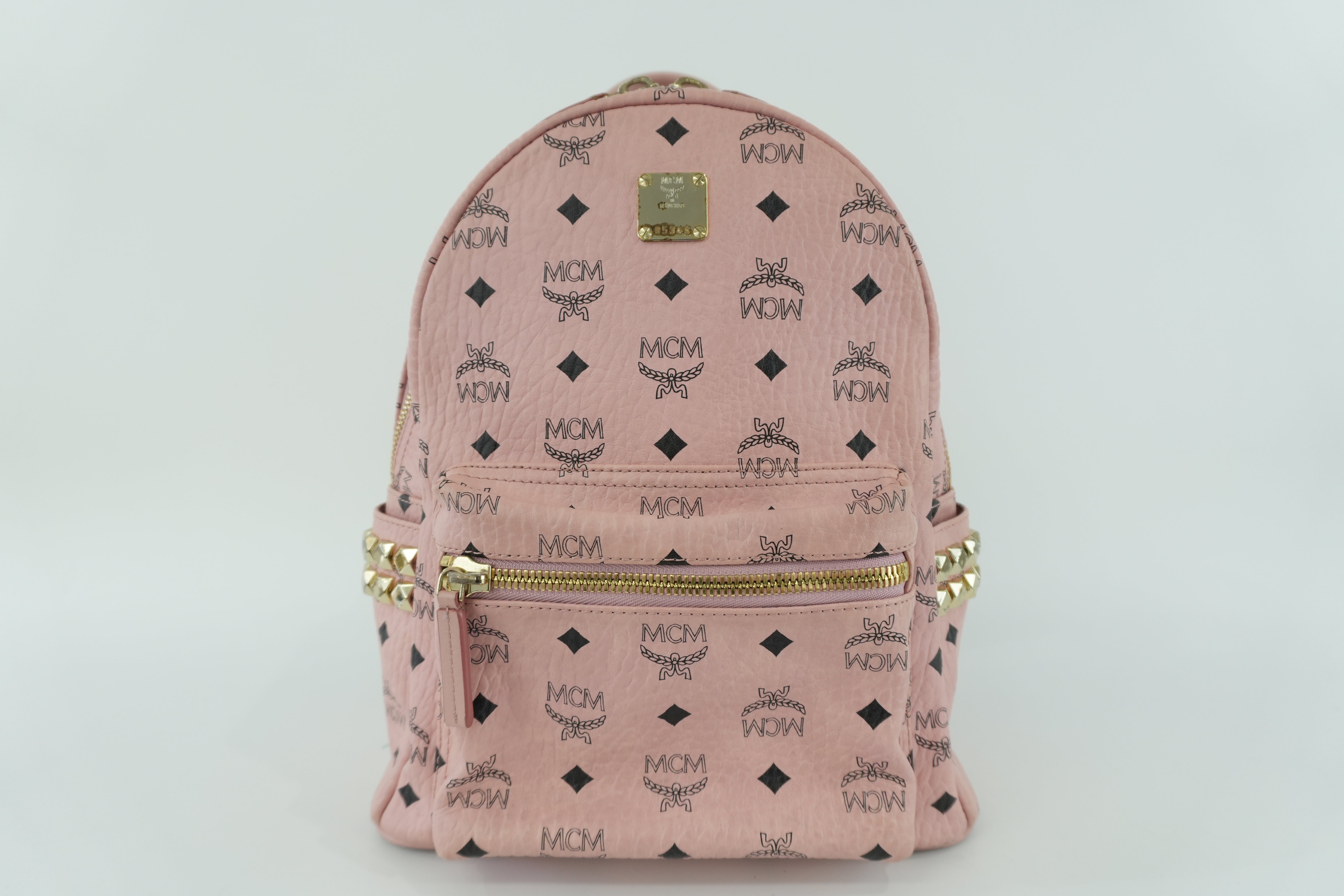 MCM Backpack Pink Used