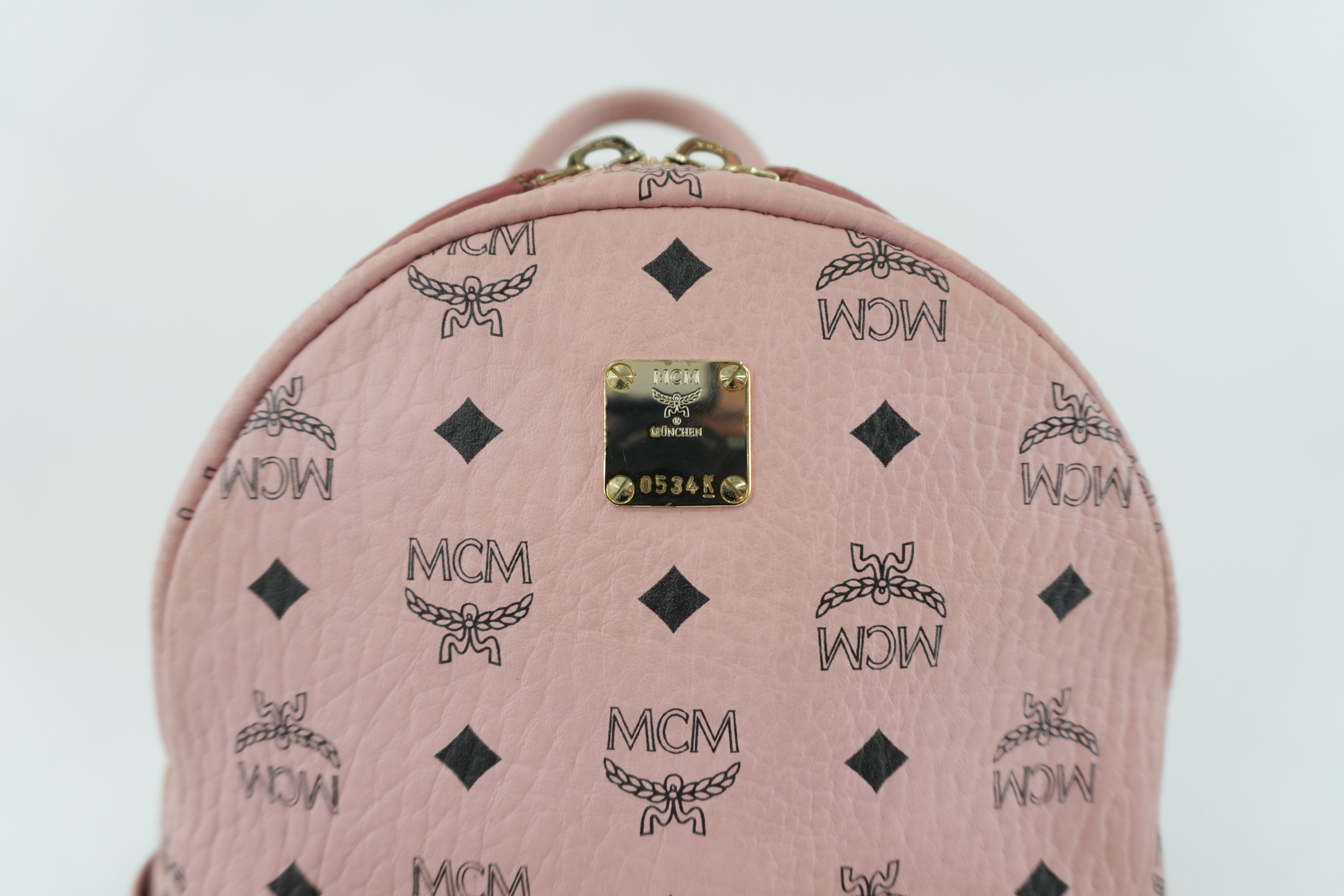 MCM Backpack Pink Used