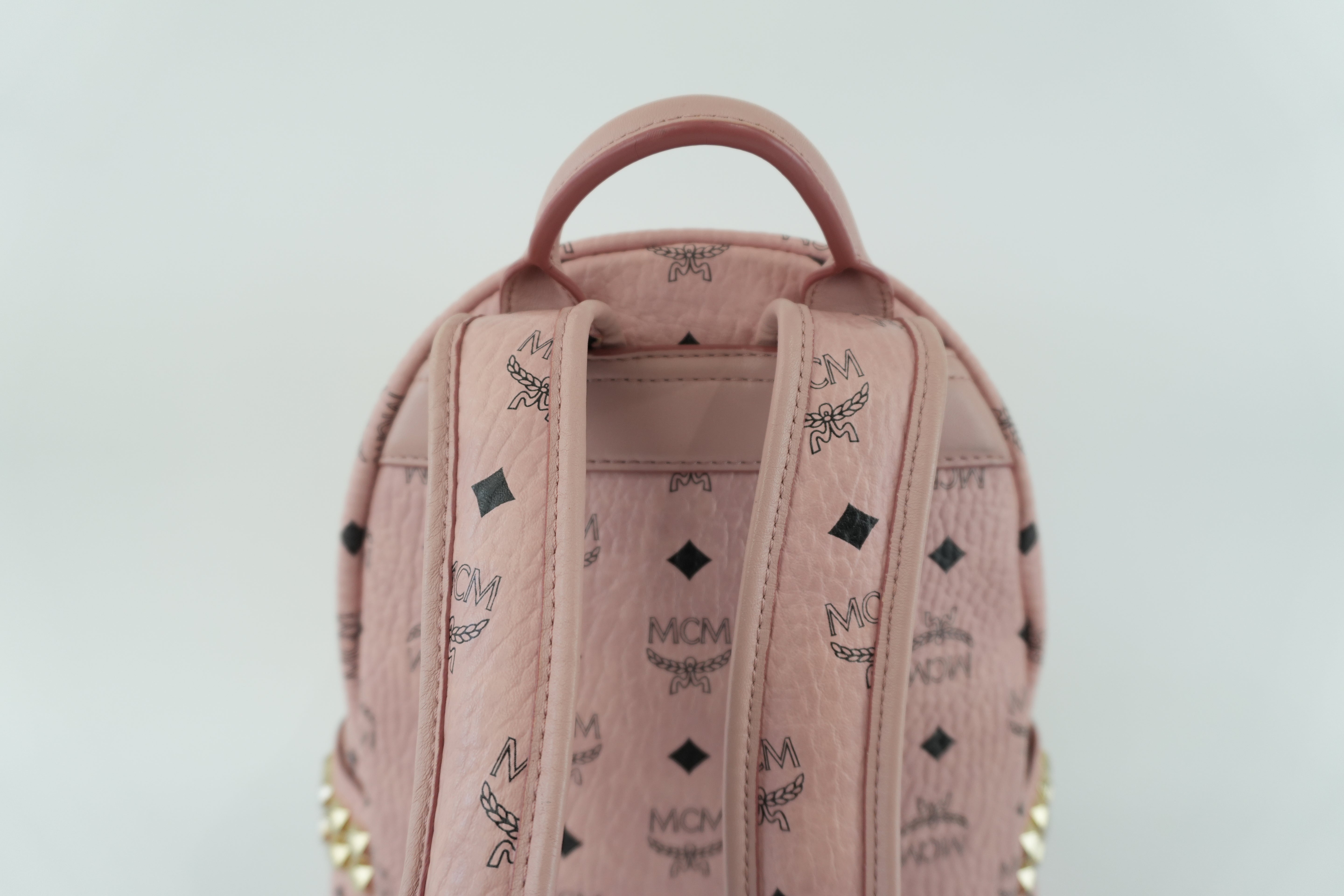 MCM Backpack Pink Used