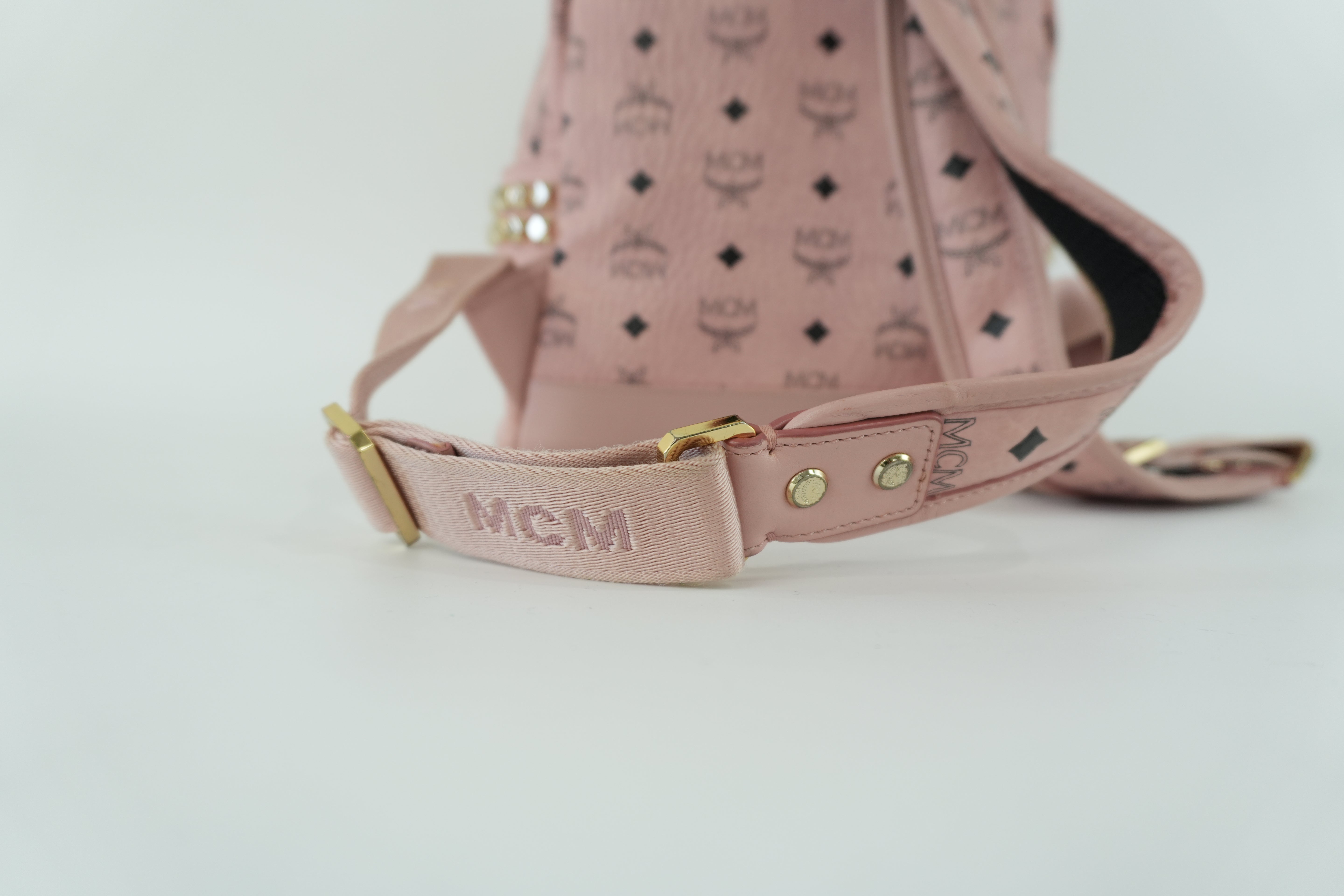 MCM Backpack Pink Used