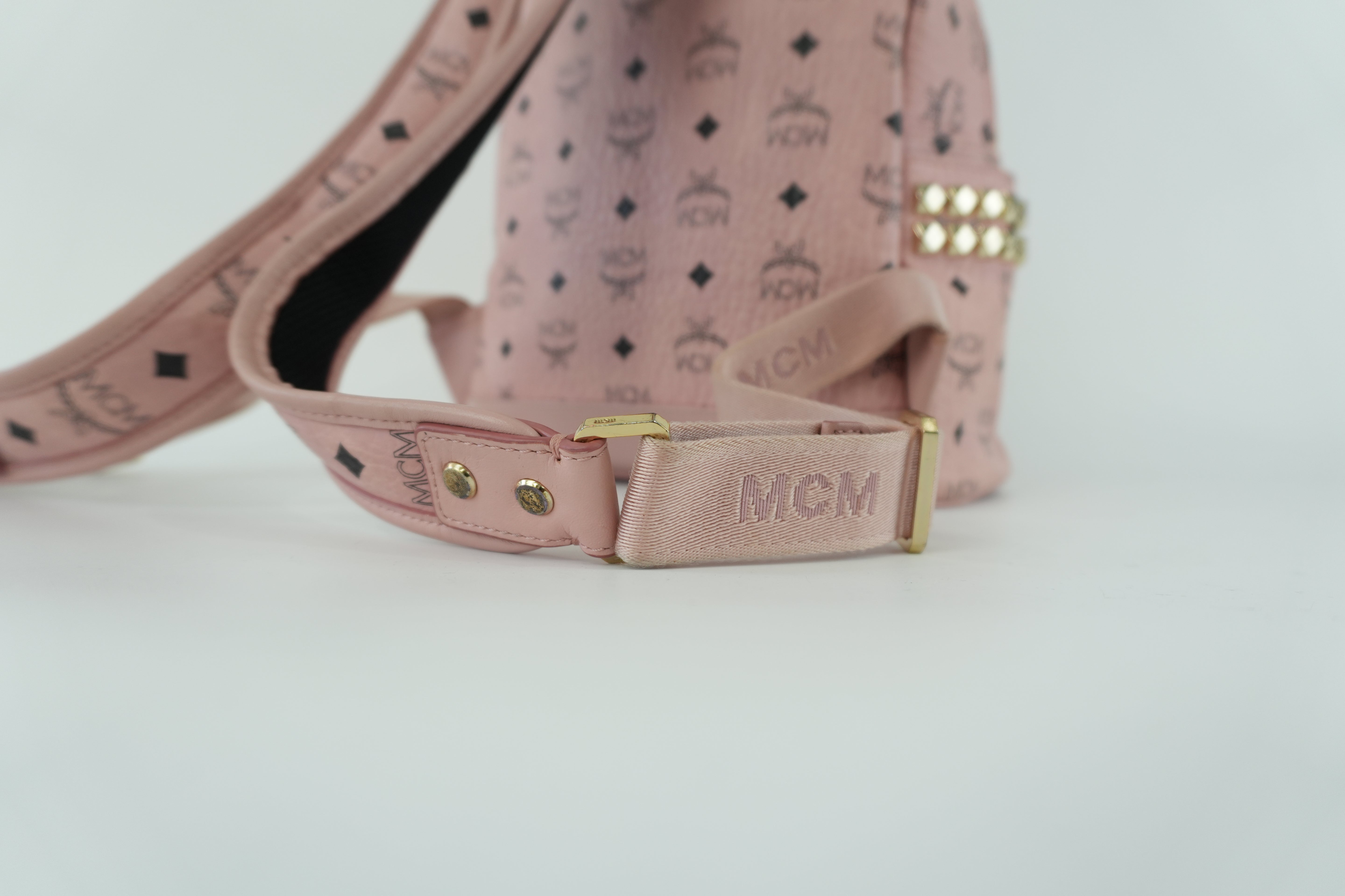 MCM Backpack Pink Used