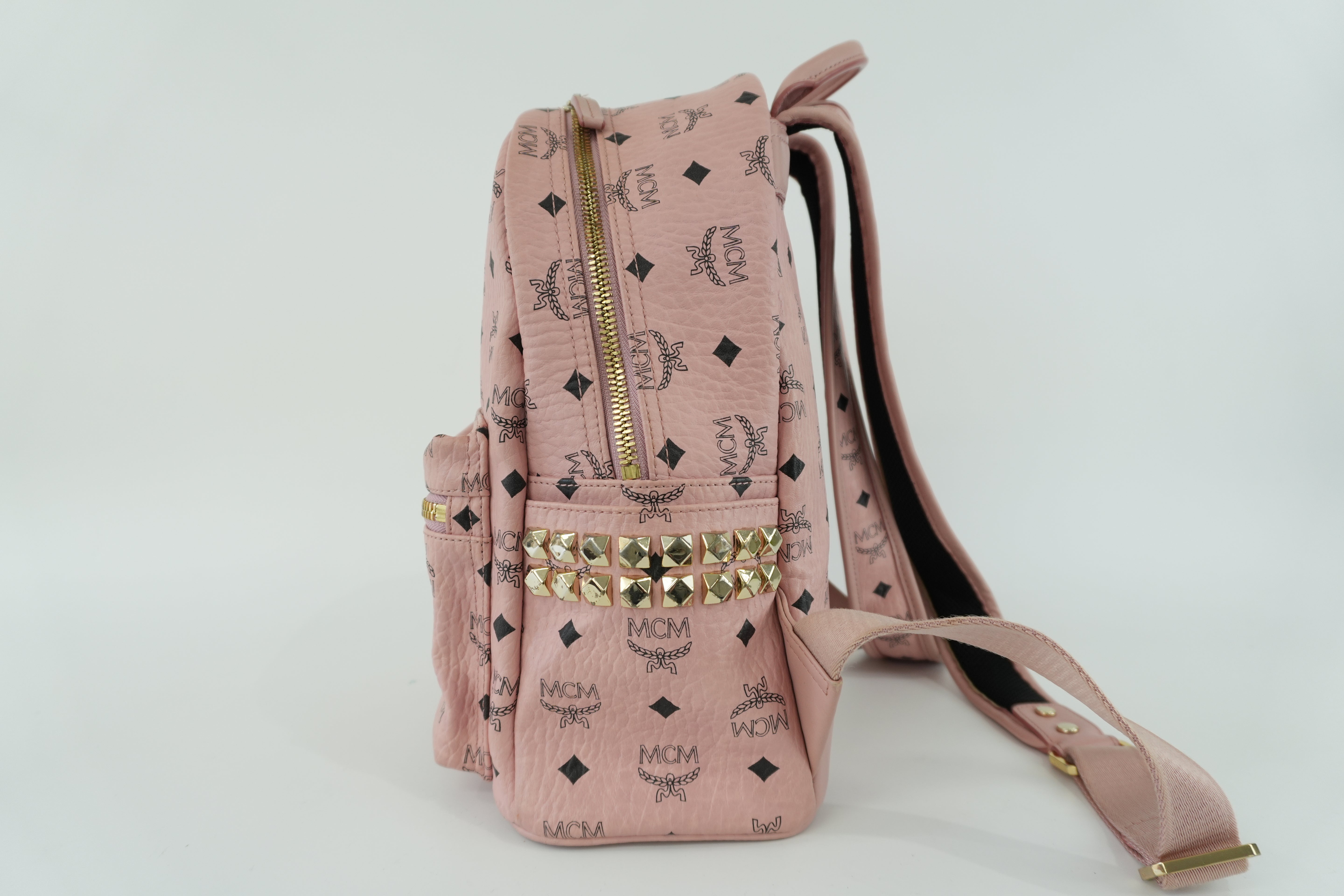 MCM Backpack Pink Used