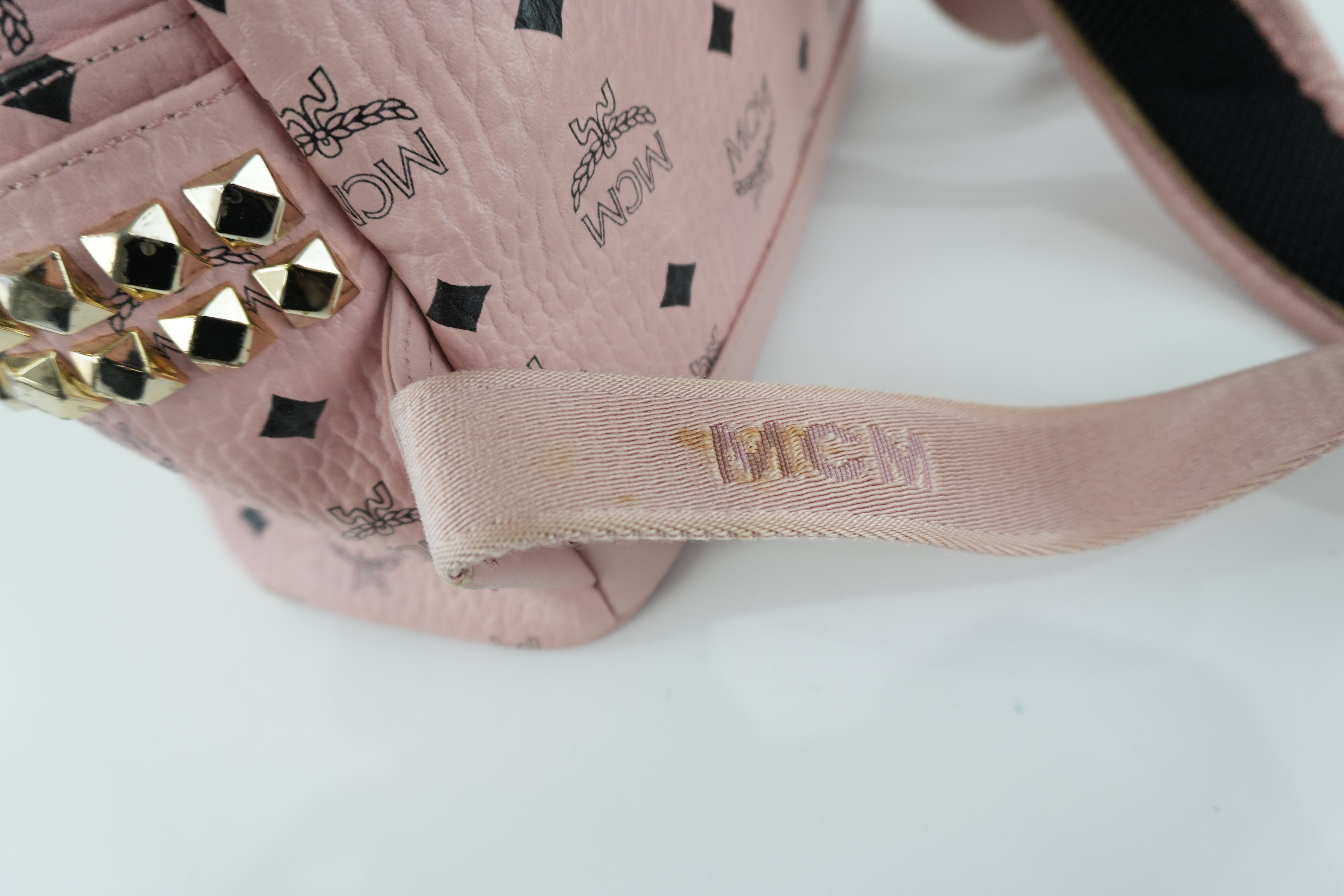 MCM Backpack Pink Used