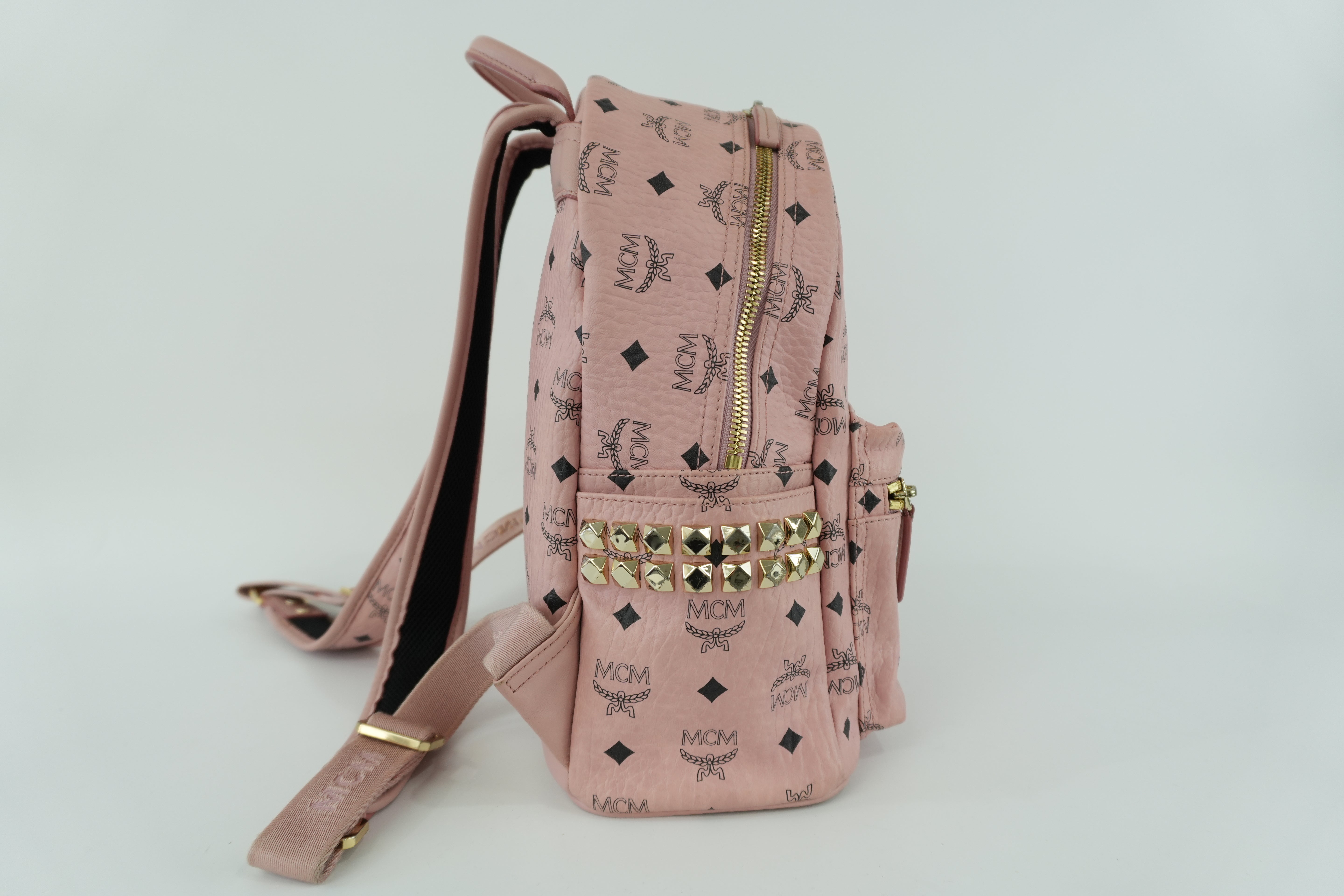 MCM Backpack Pink Used