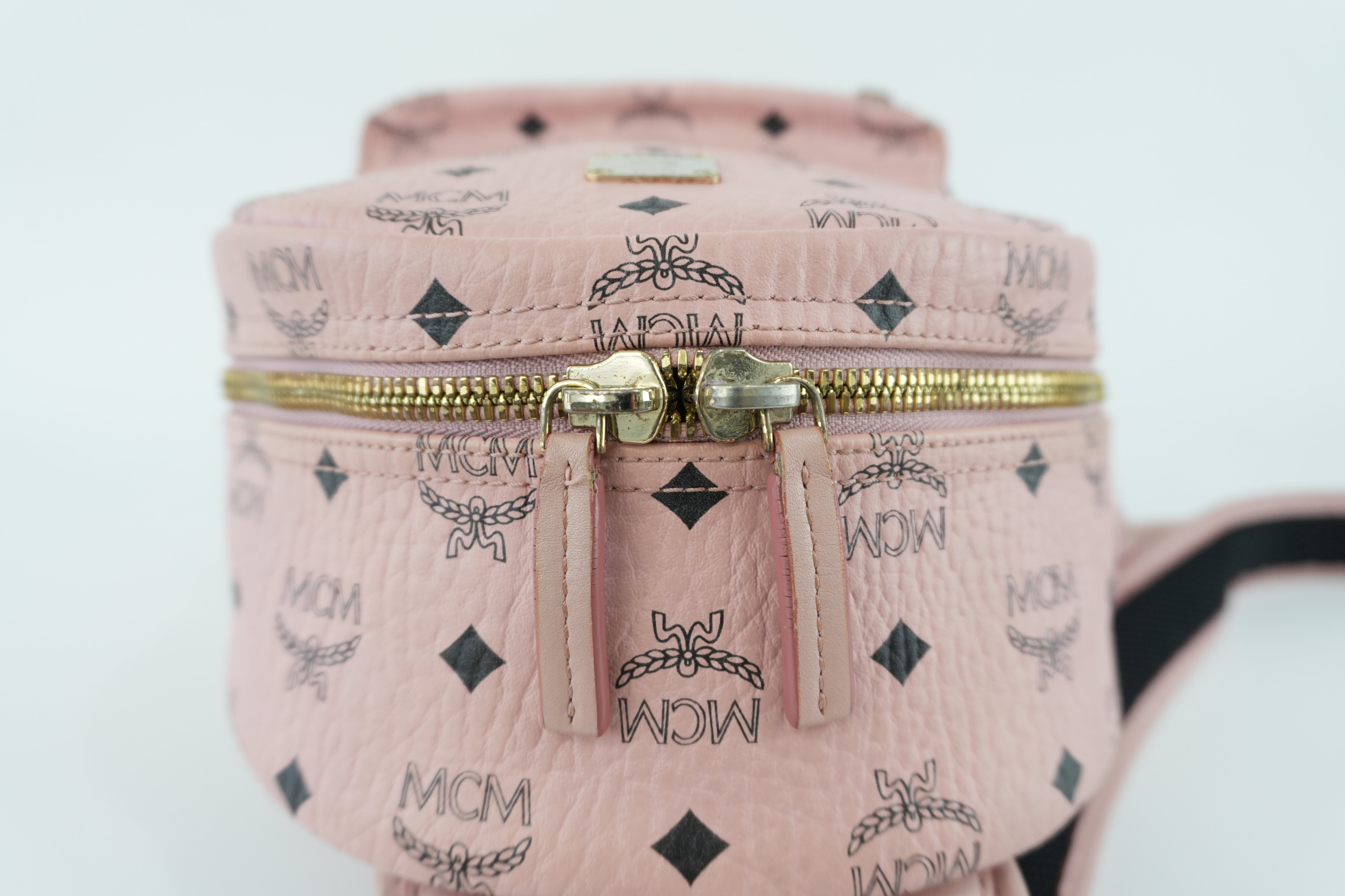 MCM Backpack Pink Used