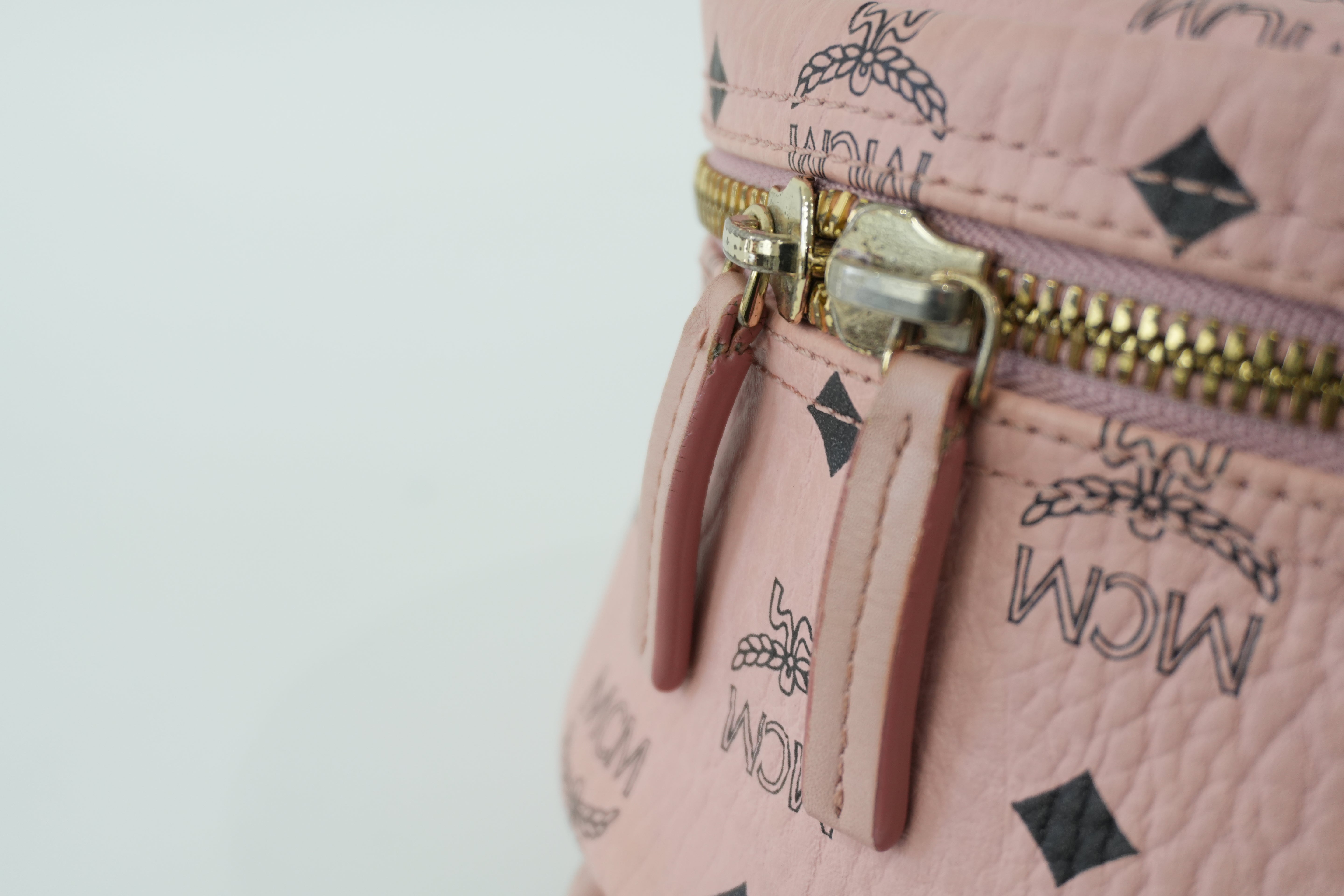 MCM Backpack Pink Used