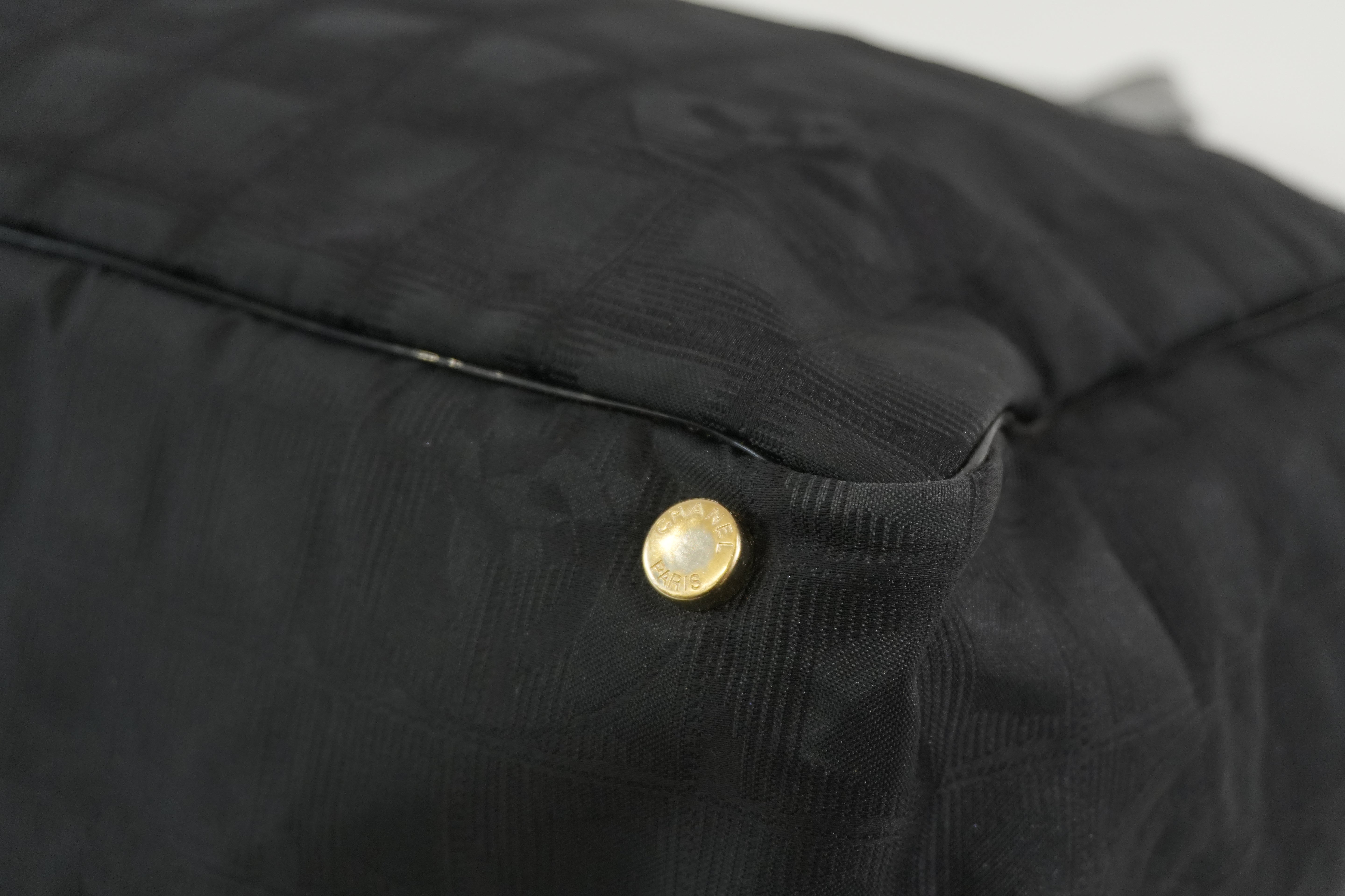 Pre-owned Chanel New Travel Line Tote Bag Black