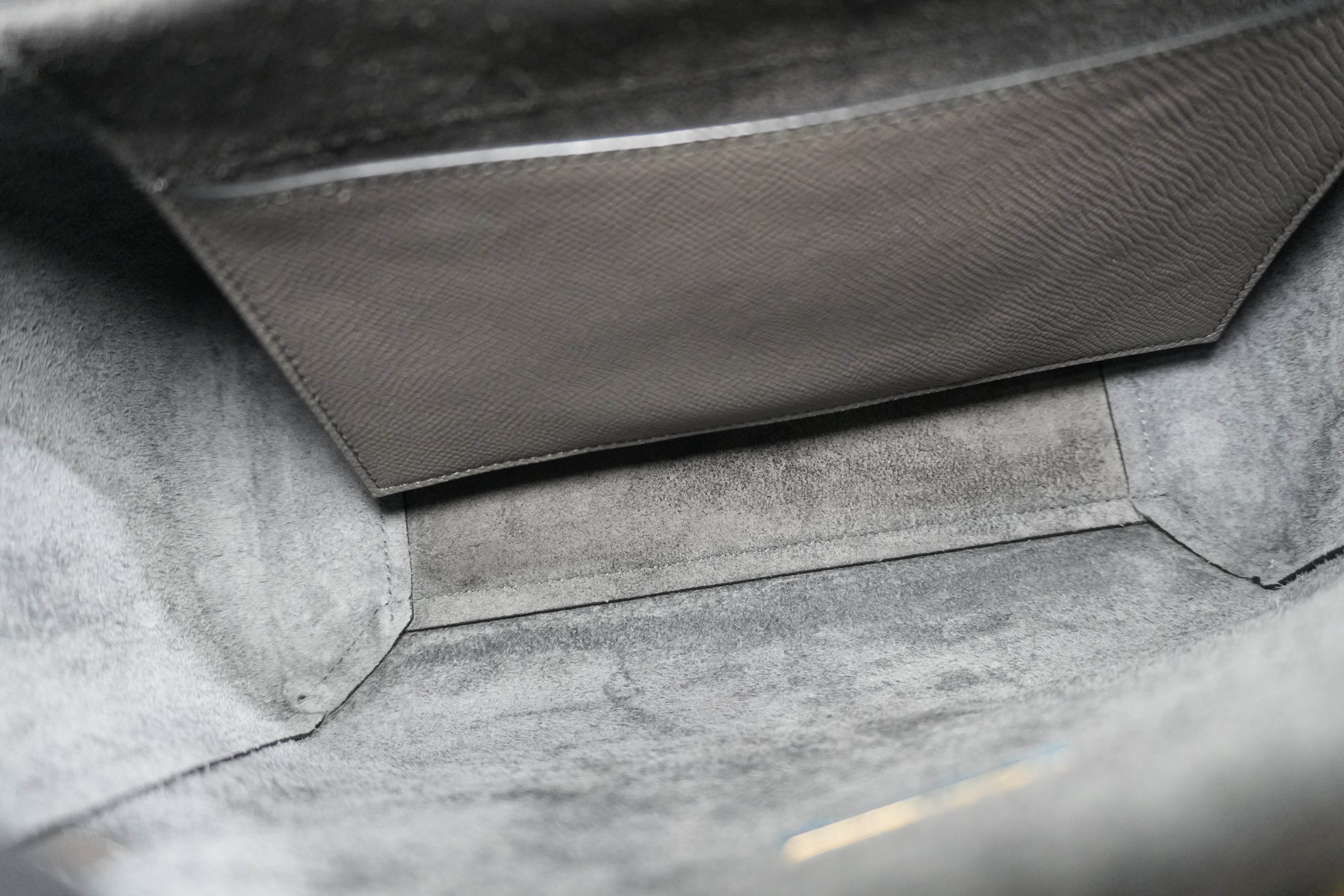 Pre-owned Celine Two Way Mini Belt Shoulder Bag Gray