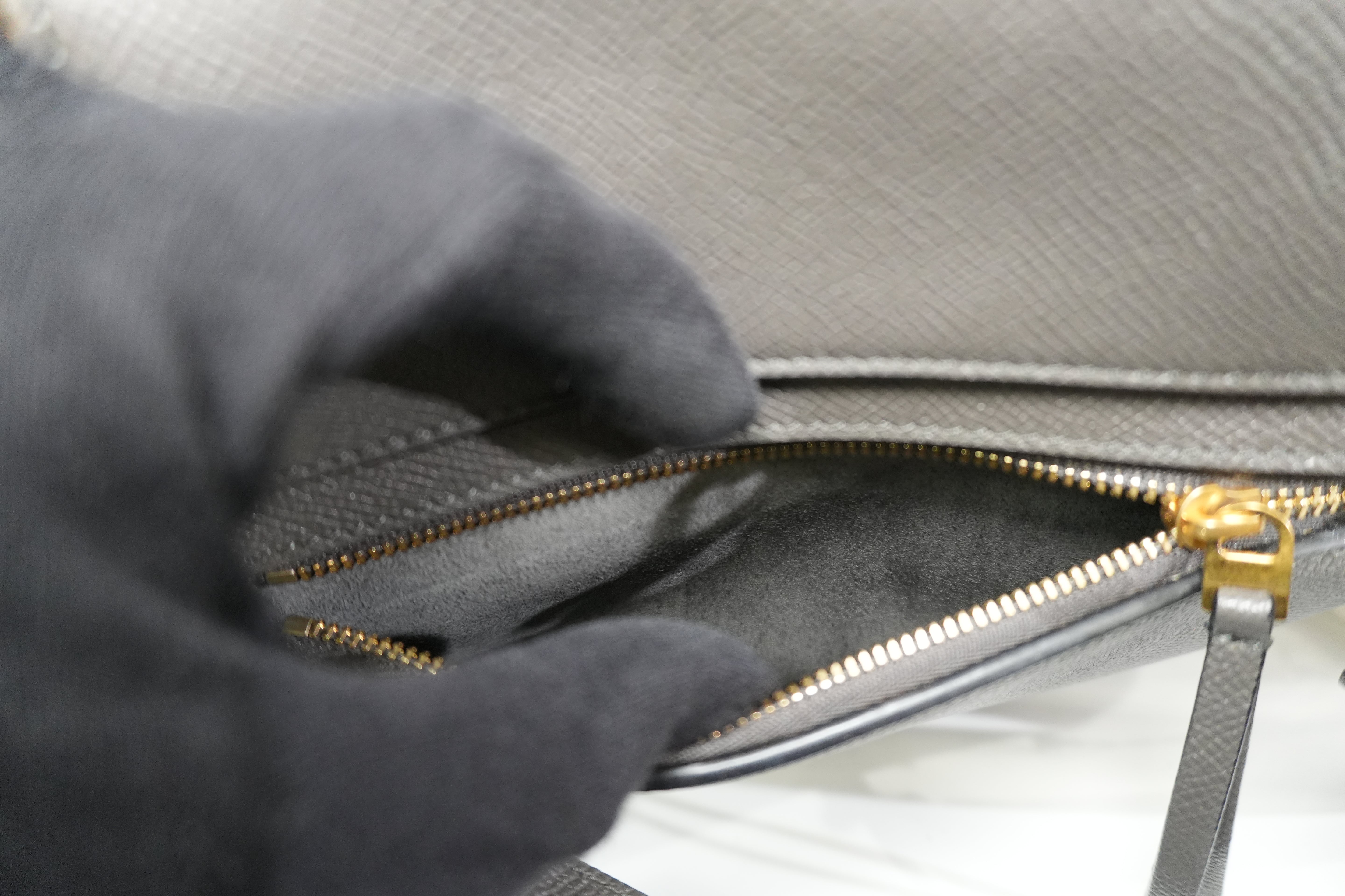 Pre-owned Celine Two Way Mini Belt Shoulder Bag Gray