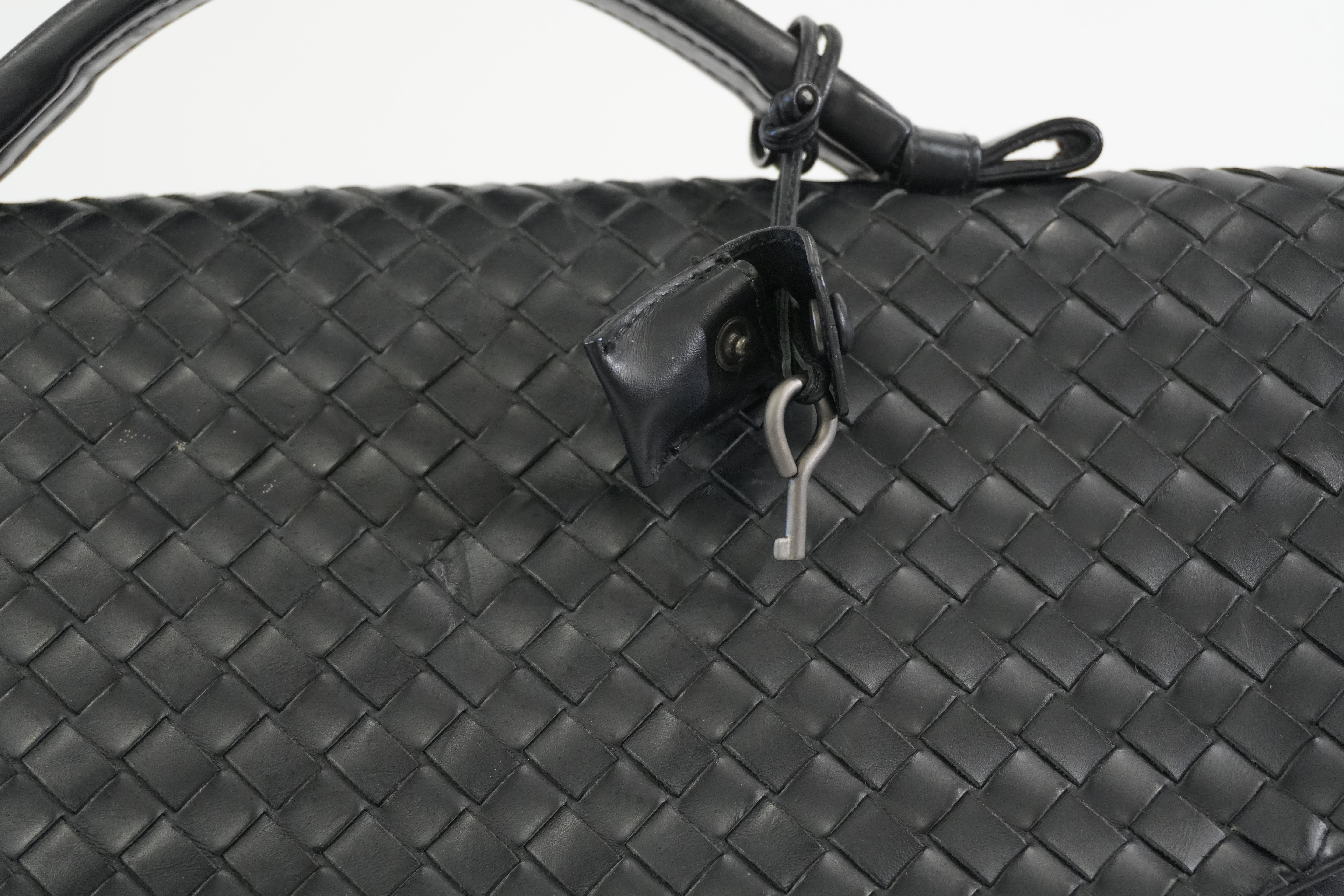 Pre-owned Bottega Briefcase Black