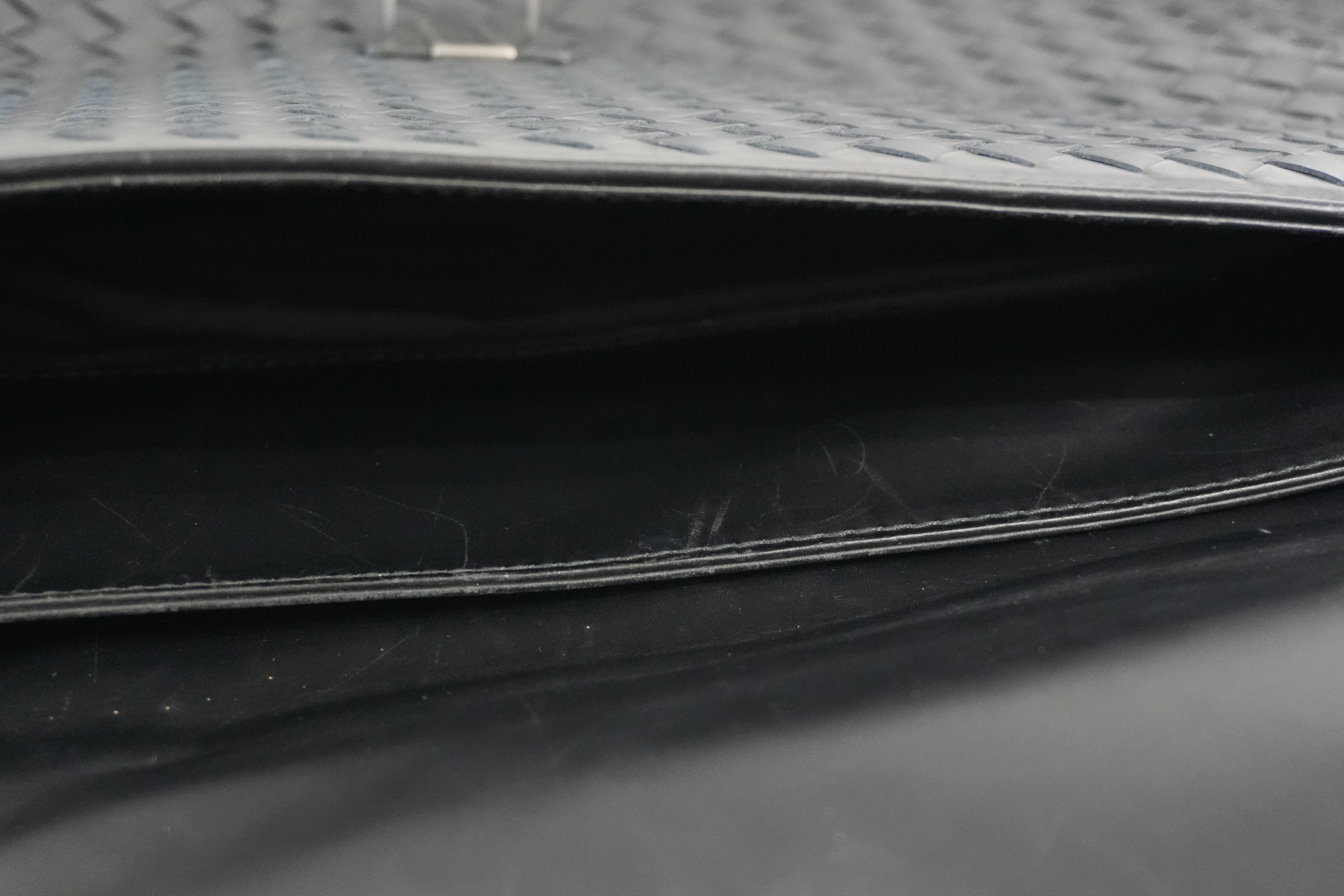 Pre-owned Bottega Briefcase Black