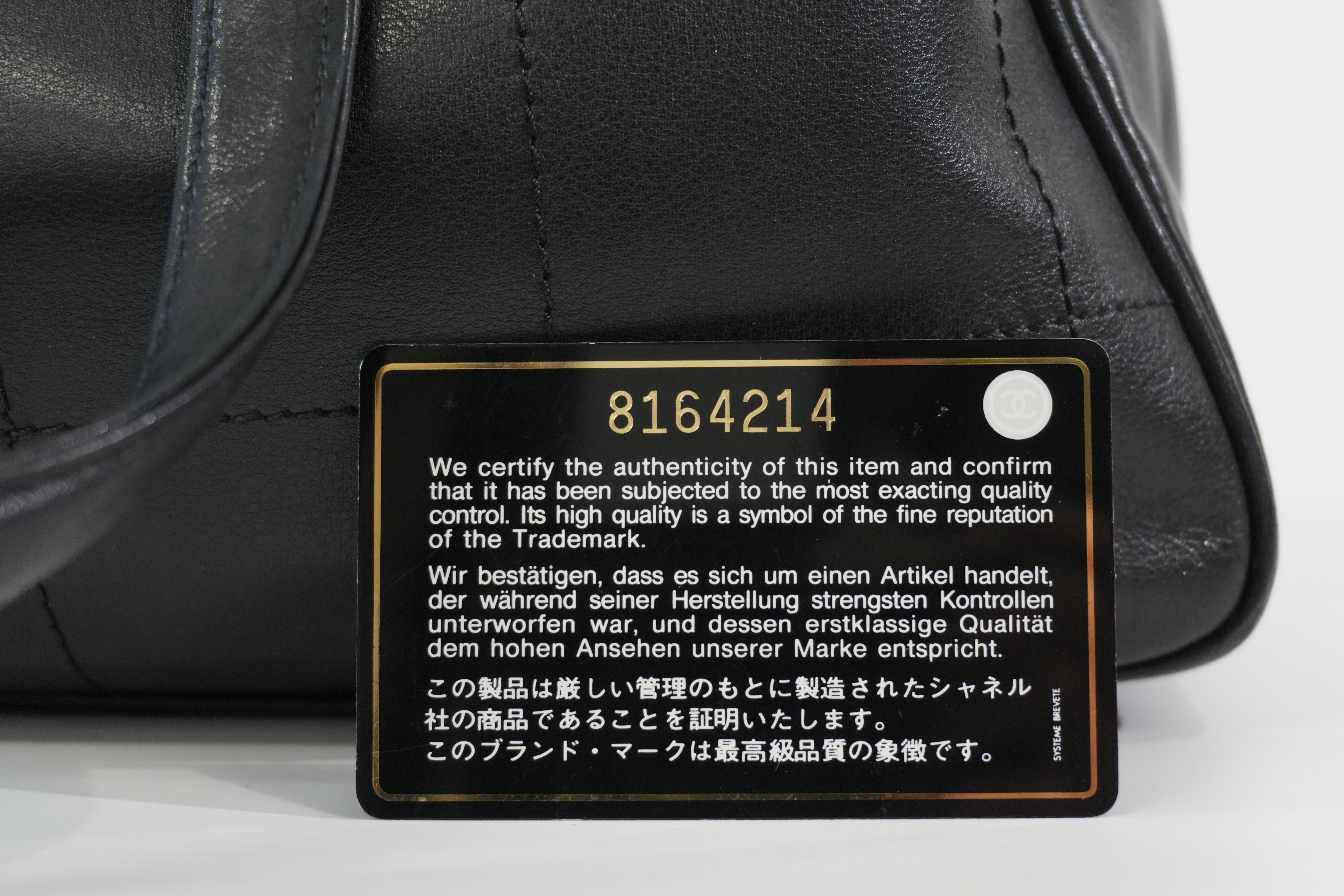 Pre-owned Chanel Chocolate Bar Handbag Black