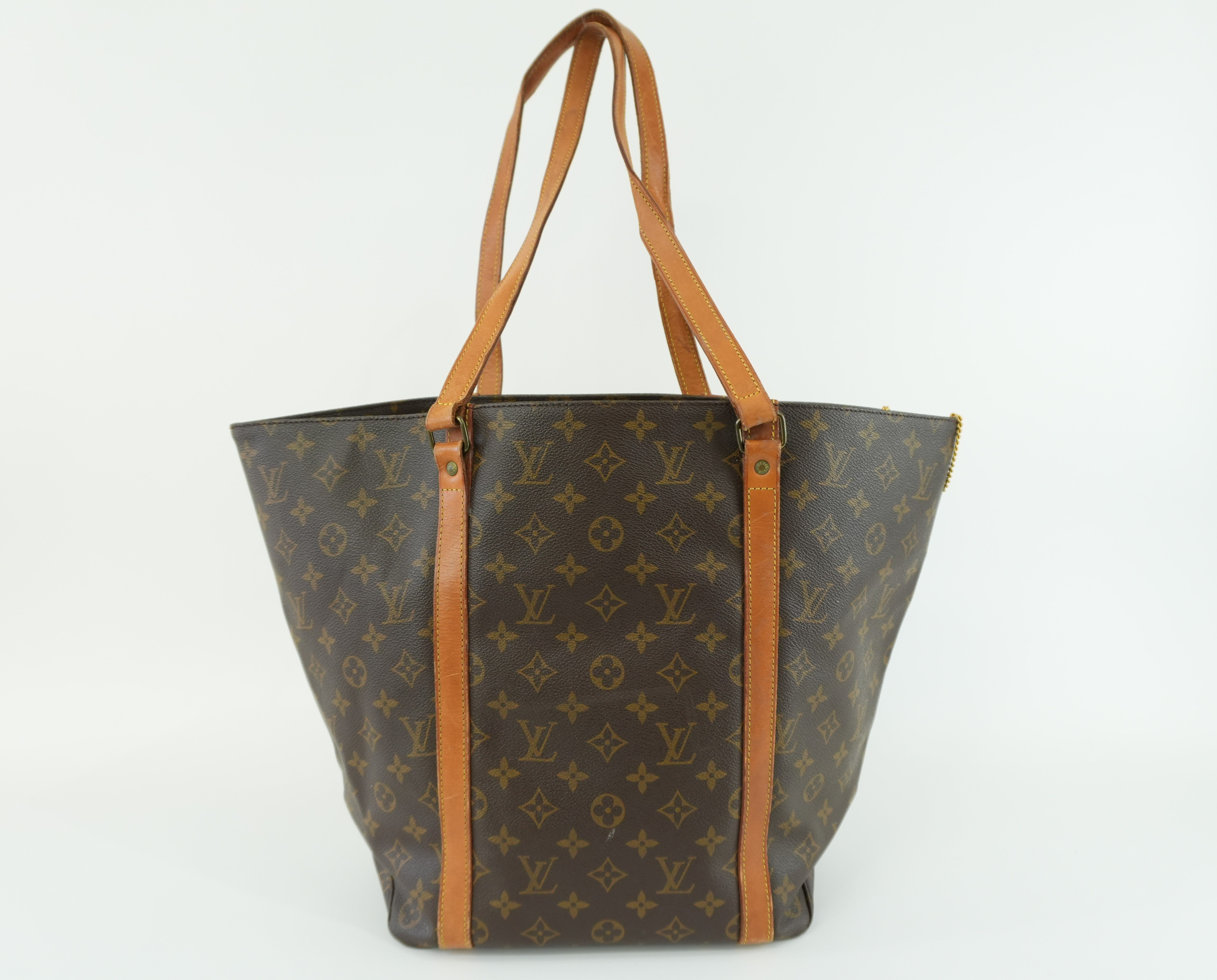 Louis Vuitton Monogram Sac Shopping GM Shopper with Pouch Used