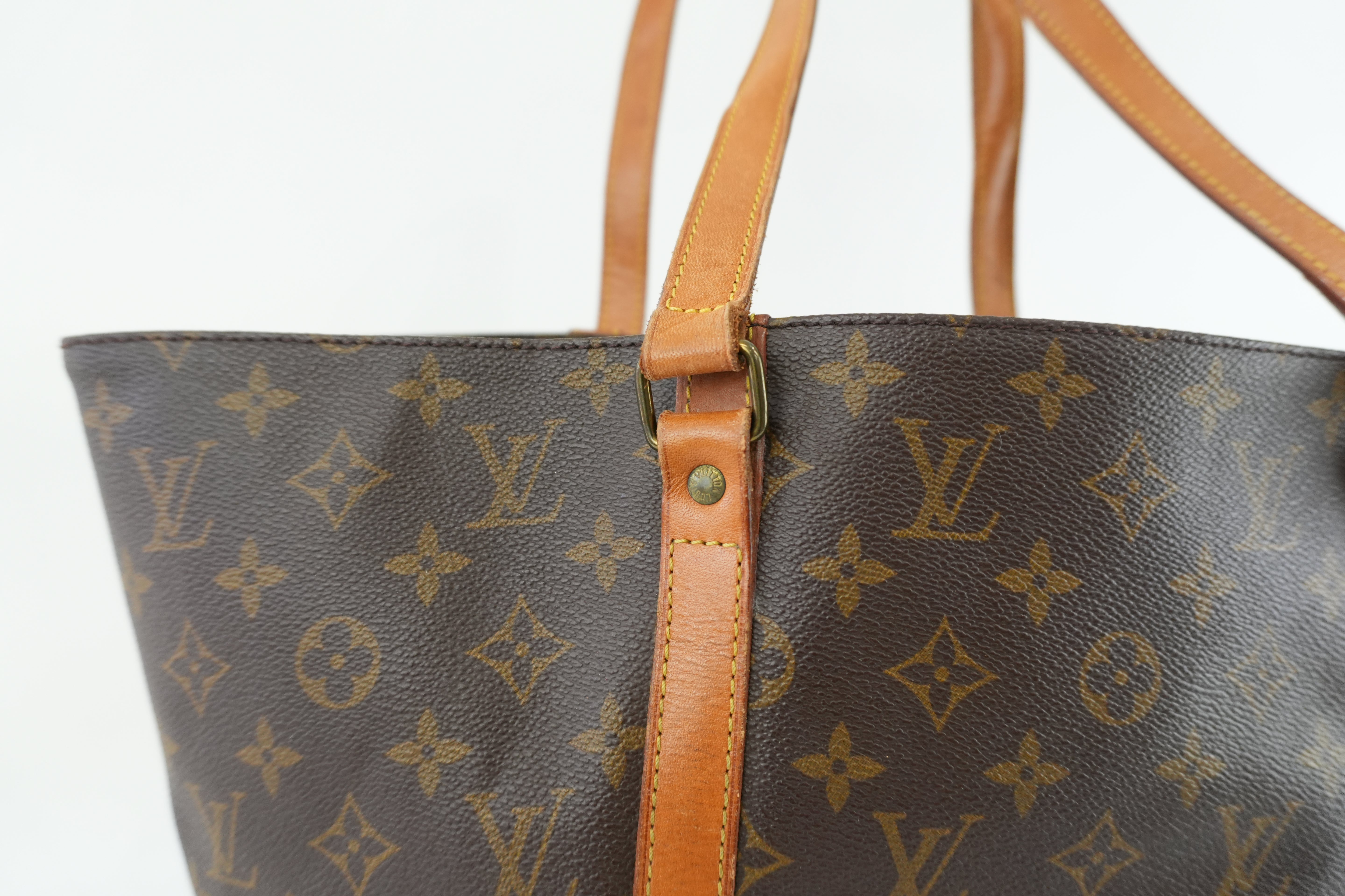 Louis Vuitton Monogram Sac Shopping GM Shopper with Pouch Used