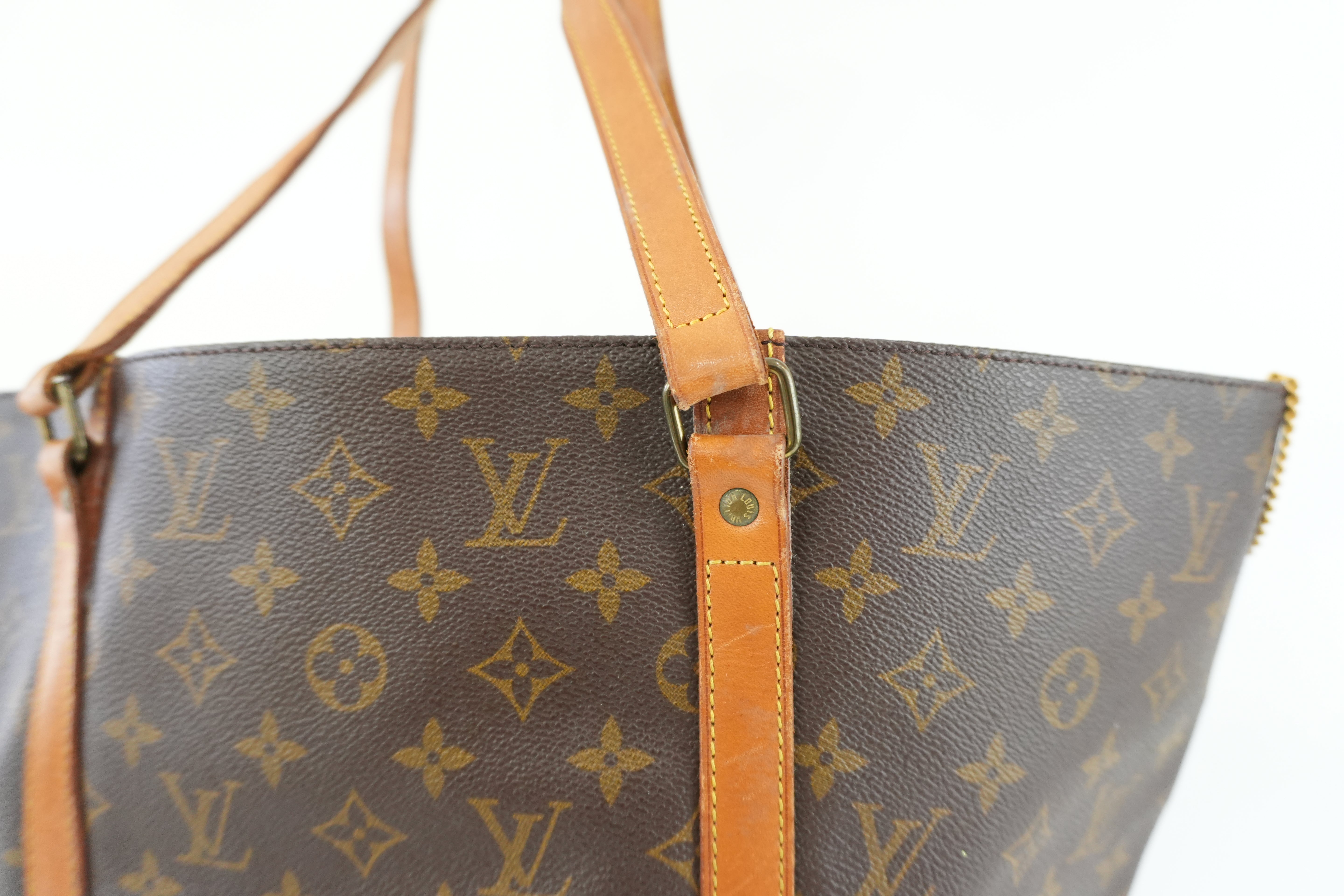 Louis Vuitton Monogram Sac Shopping GM Shopper with Pouch Used