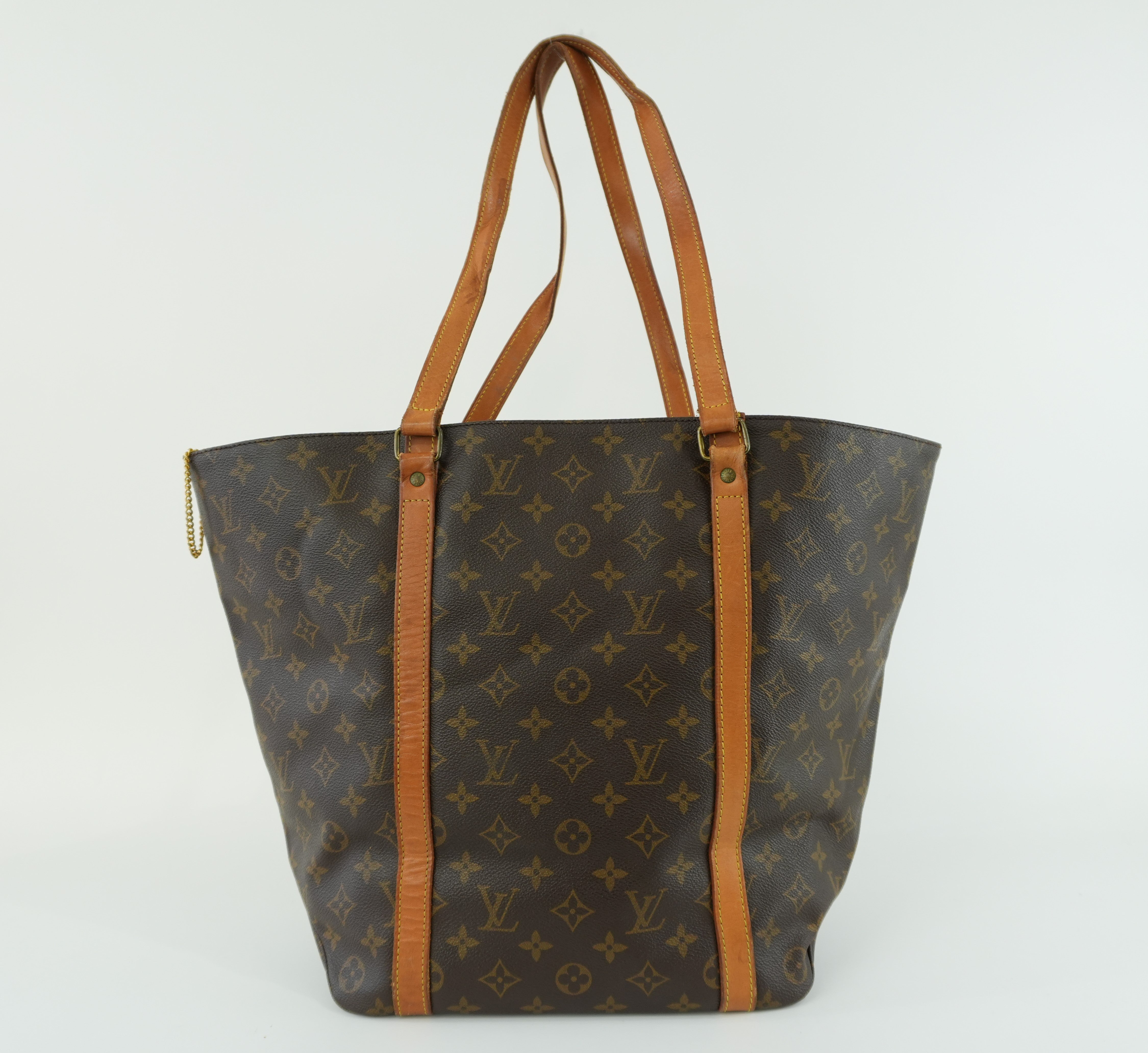 Louis Vuitton Monogram Sac Shopping GM Shopper with Pouch Used