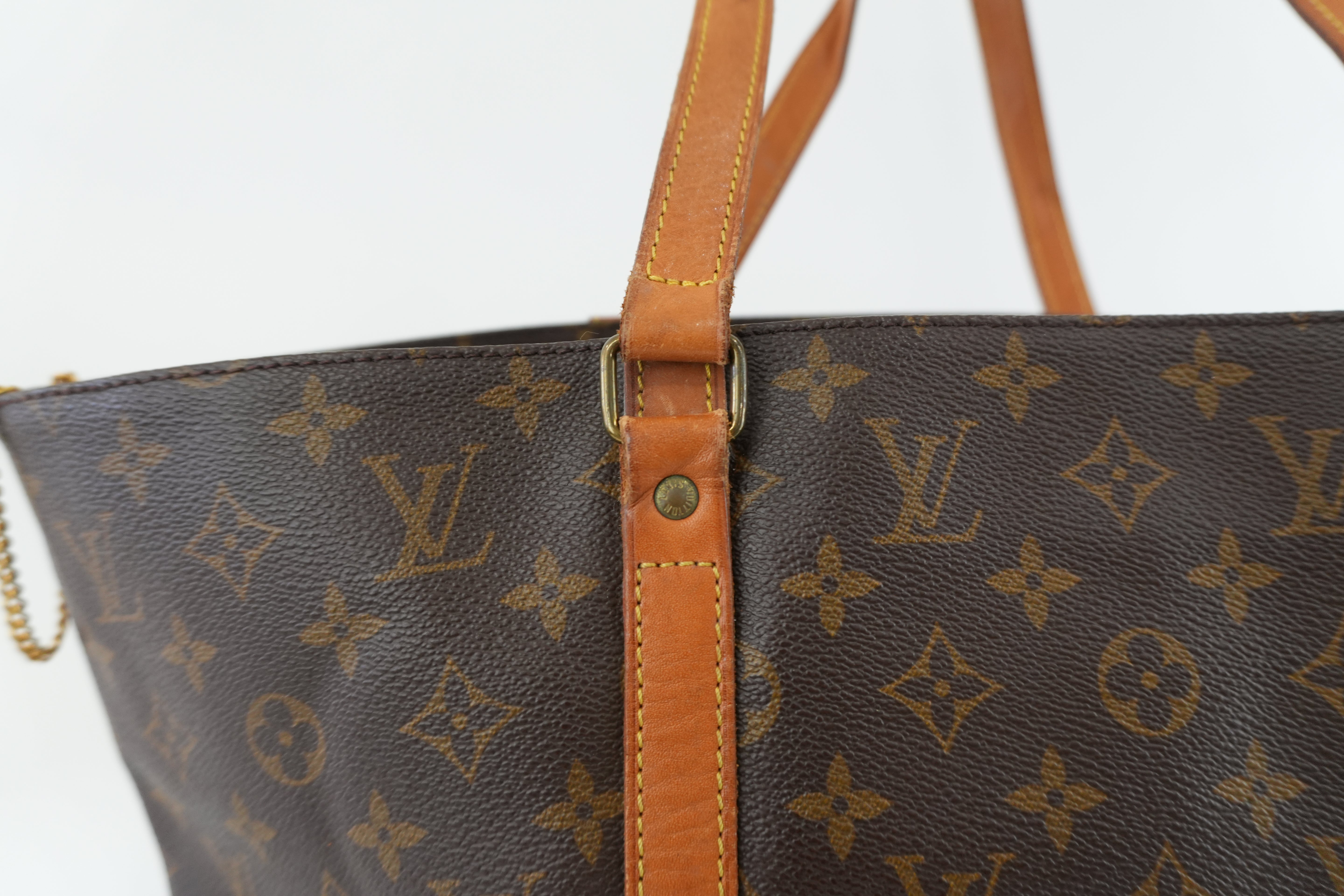 Louis Vuitton Monogram Sac Shopping GM Shopper with Pouch Used