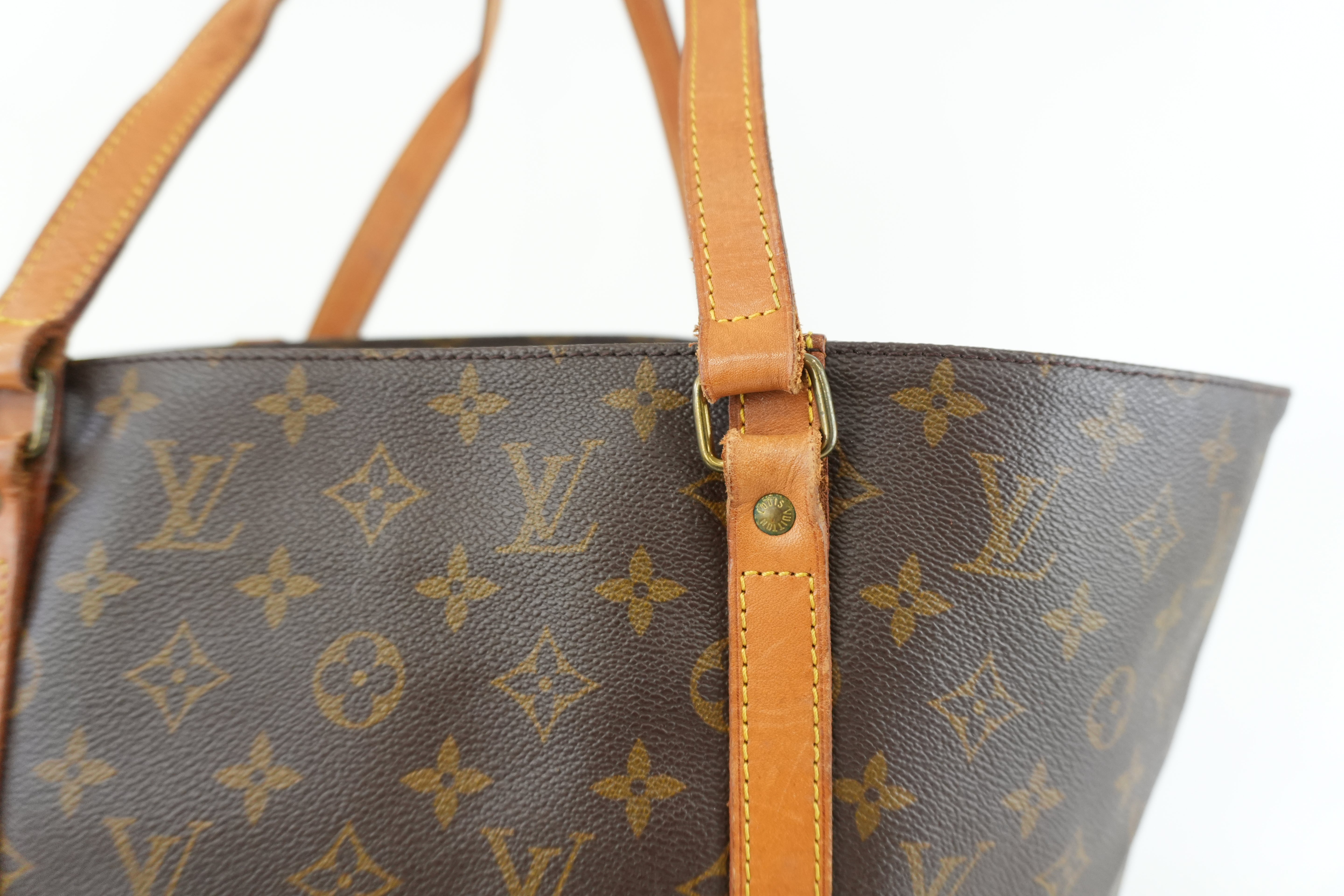 Louis Vuitton Monogram Sac Shopping GM Shopper with Pouch Used