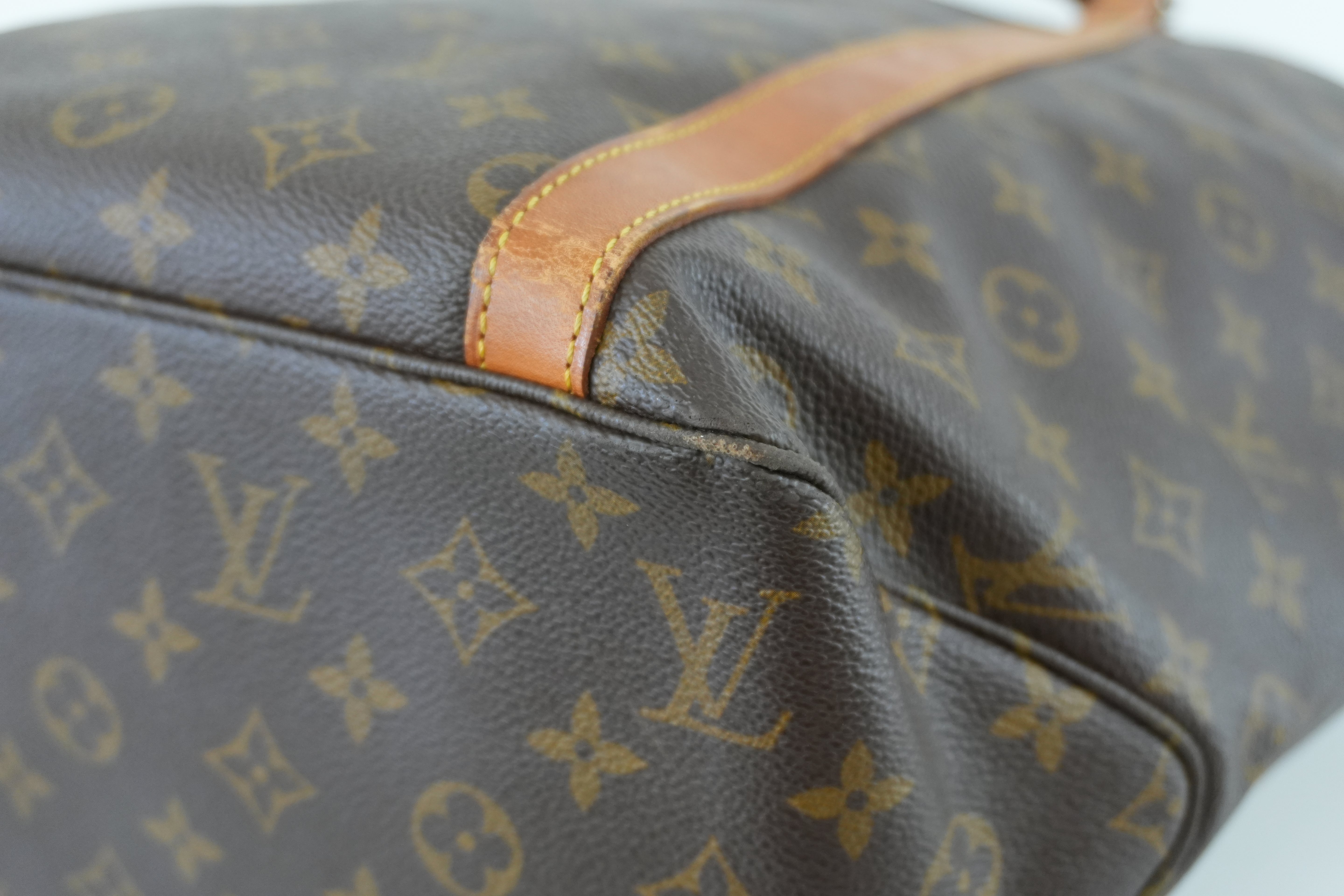 Louis Vuitton Monogram Sac Shopping GM Shopper with Pouch Used